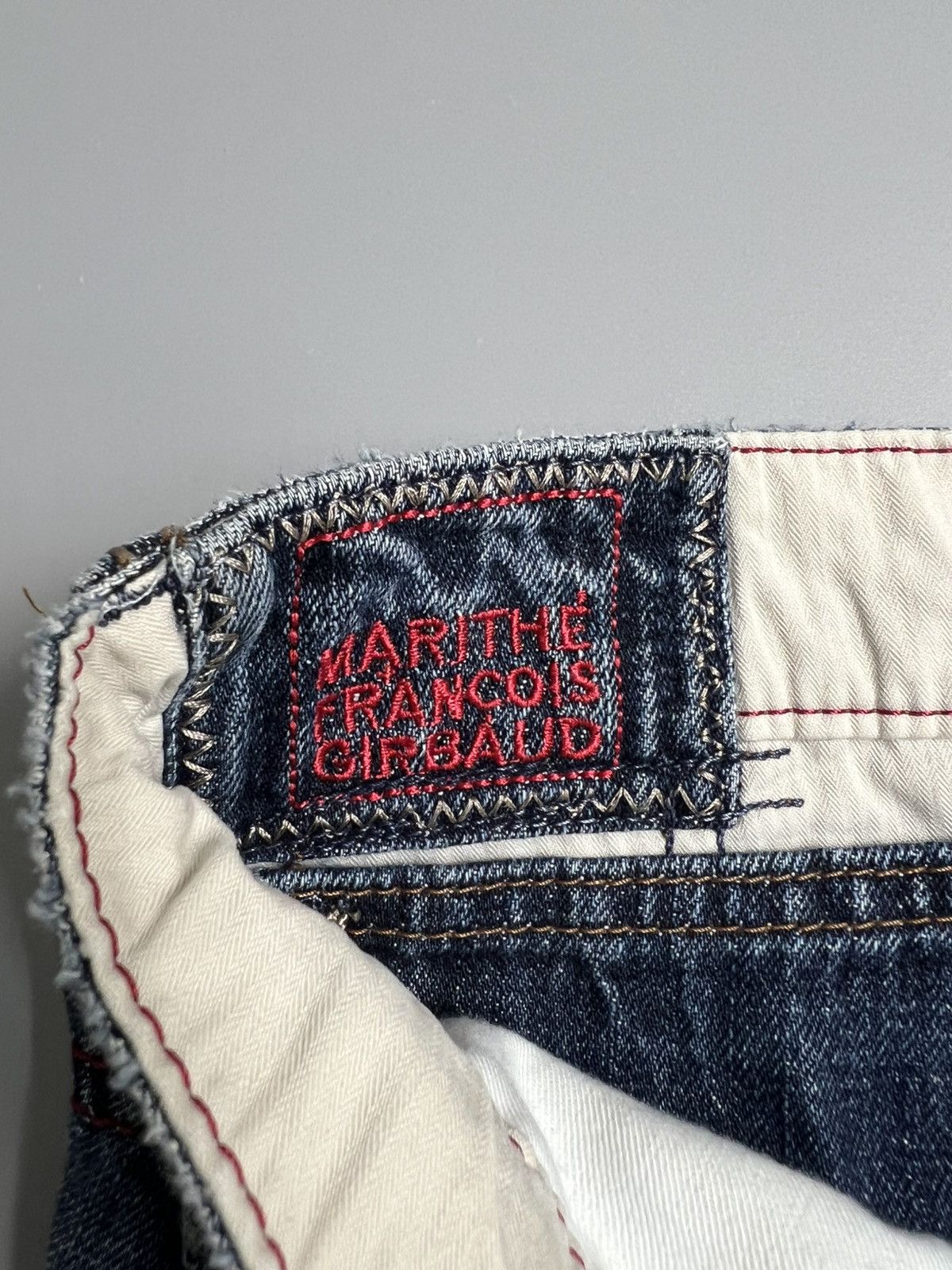 Marithe + Francois Girbaud × Vintage Vintage 2000s MFG Distressed Splash Flare Denim Size US 32 / EU 48 - 5 Thumbnail