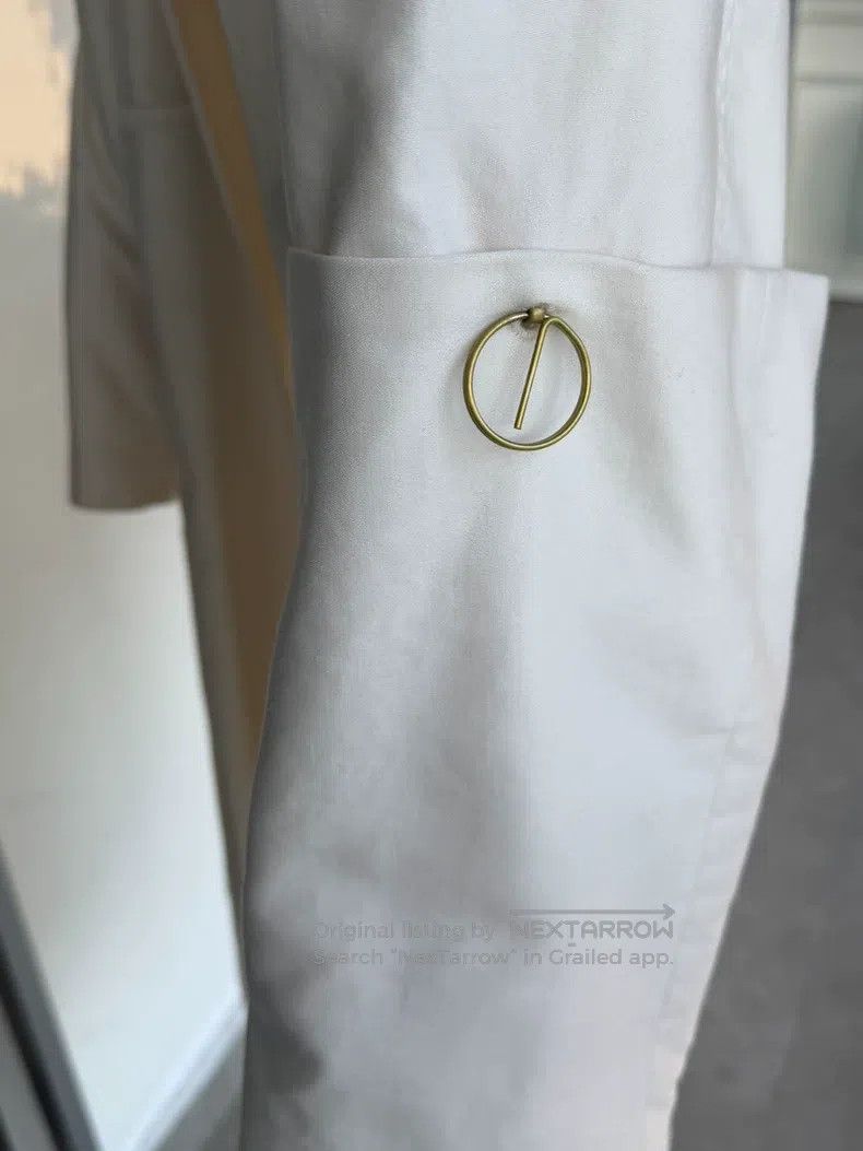 Jil Sander Jil Sander size 48 Heavyweight White Overcoat Trench Size L / US 10 / IT 46 - 5 Thumbnail