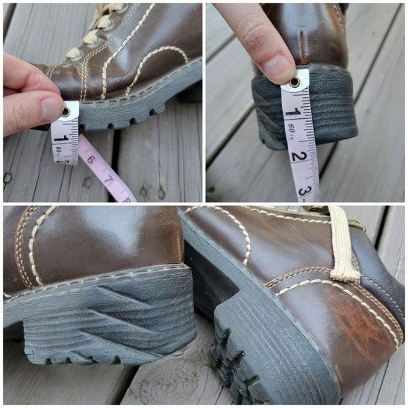 Vintage Vintage 90s y2k Bratz Lower East Side Chunky Block Heel Cree Size US 7 / IT 37 - 8 Thumbnail