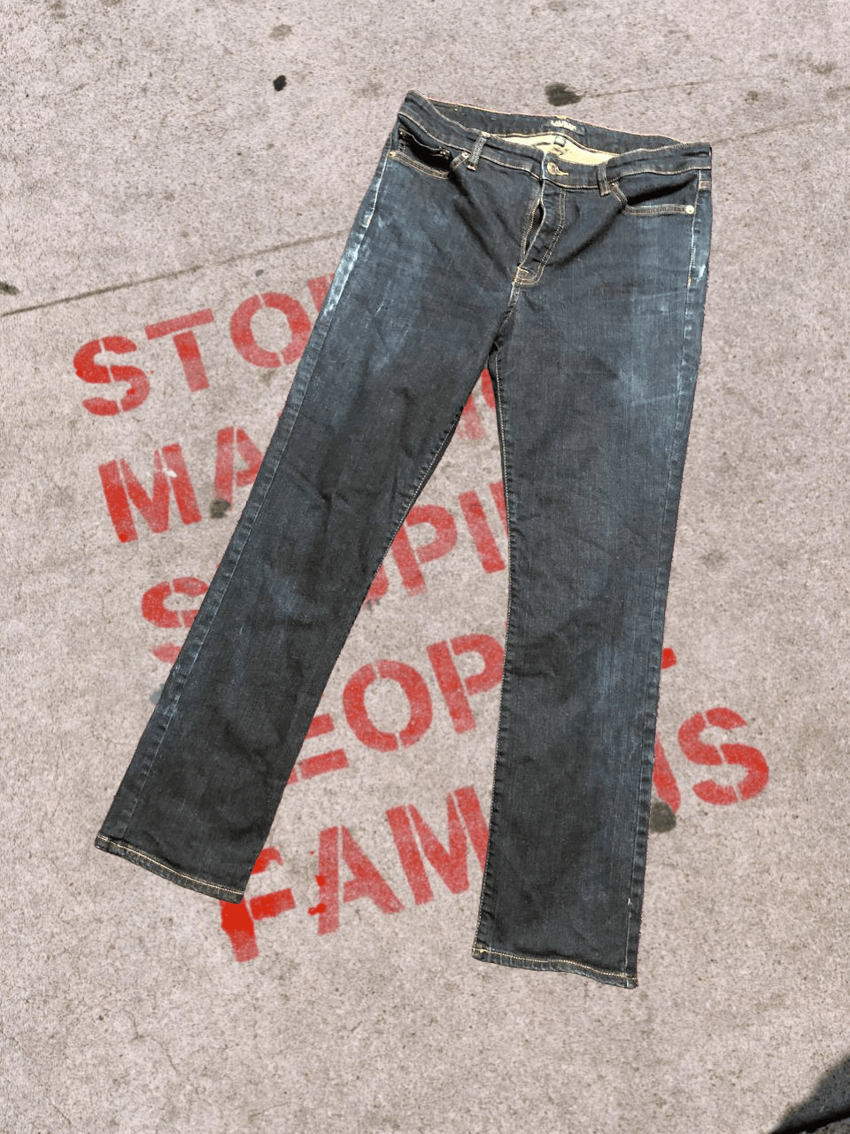 Polo Ralph Lauren Polo Ralph Lauren Vintage Distressed Denim Jeans Size 34" / US 12 / IT 48 - 1 Thumbnail