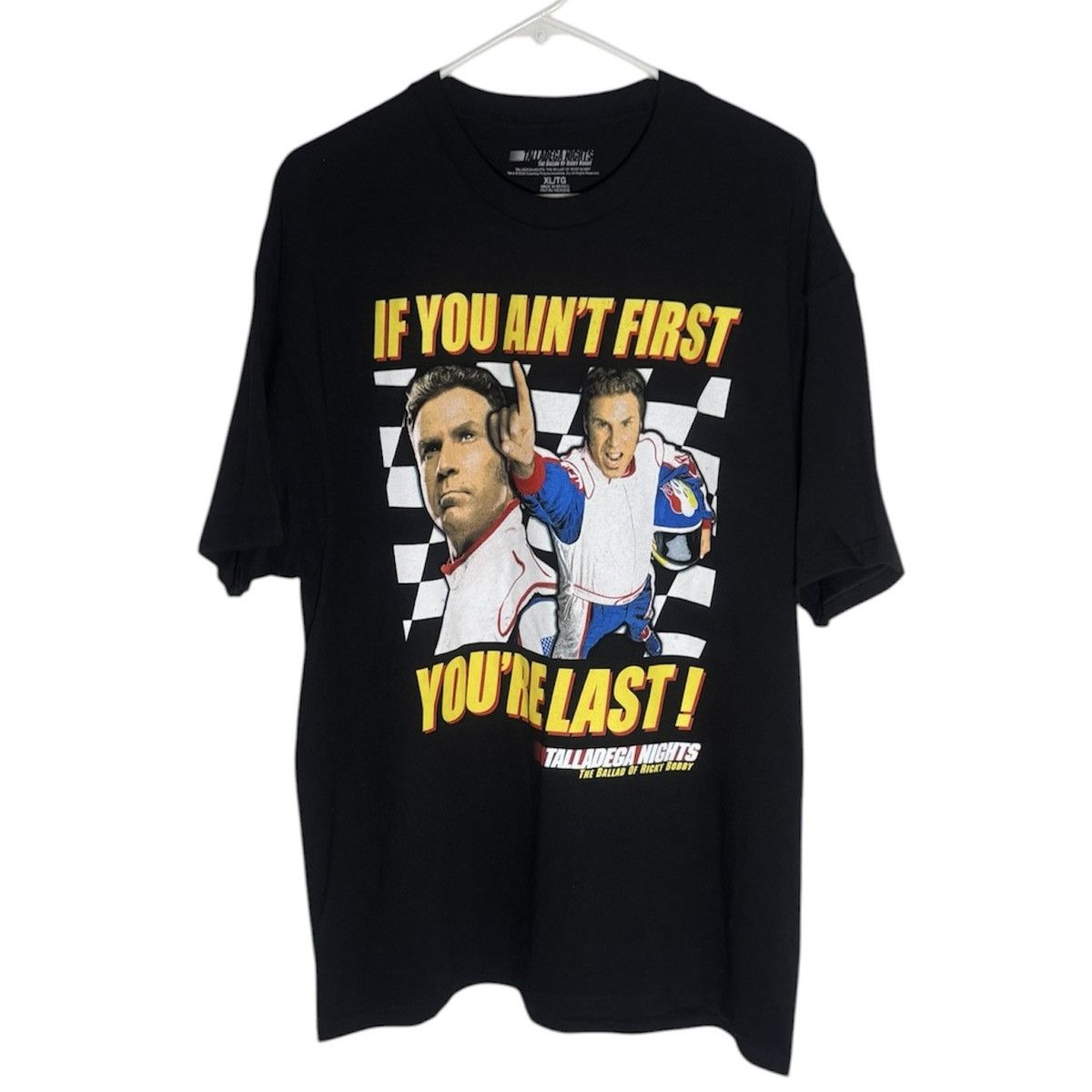 Fashion Nova Fashion Nova Talladega Nights Graphic Tee Black Wash Size Xl Size US XL / EU 56 / 4 - 3 Thumbnail