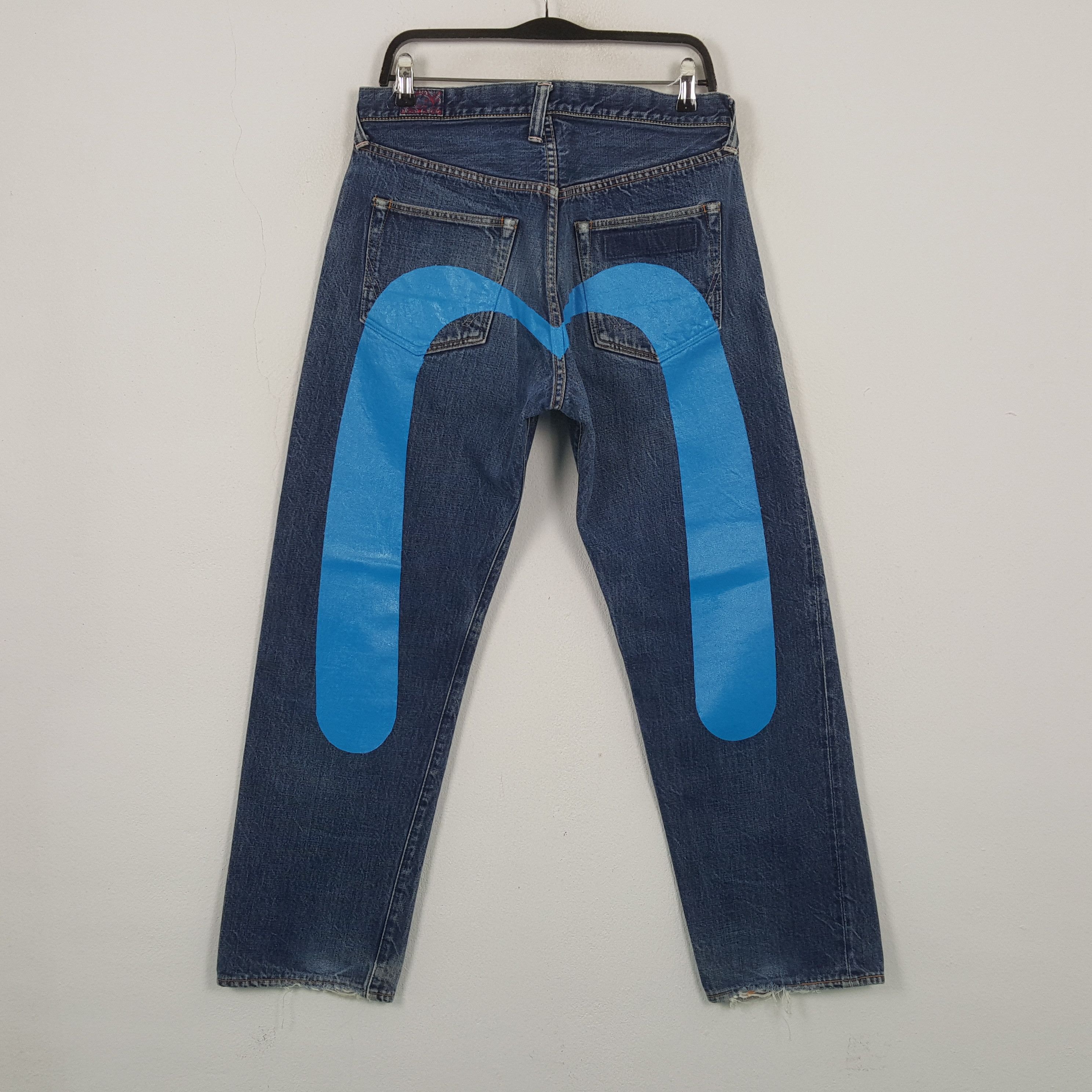 Evisu Evisu Japanese Brand Streetwear Custom Daicock Jeans RR9 Size US 32 / EU 48 - 1 Thumbnail