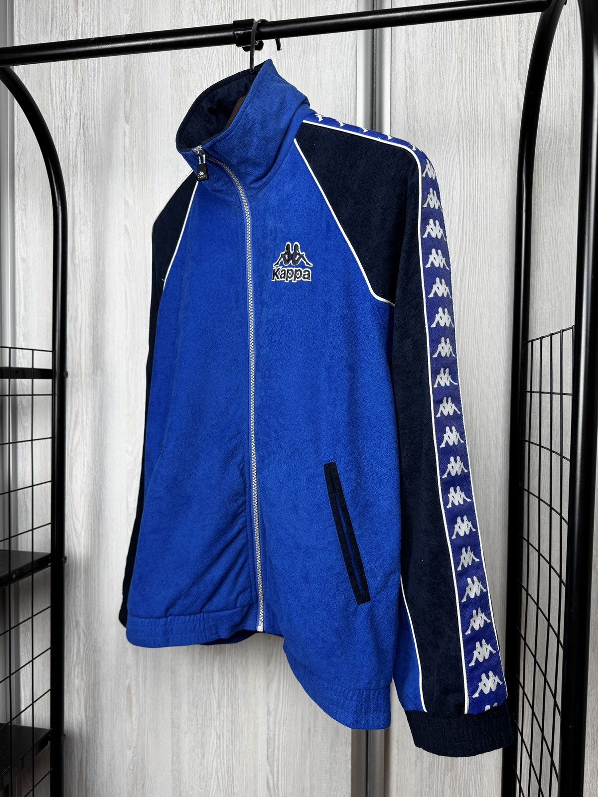 Kappa Kappa vintage fleece style full zip track jacket soccer Logo Size US S / EU 44-46 / 1 - 1 Thumbnail