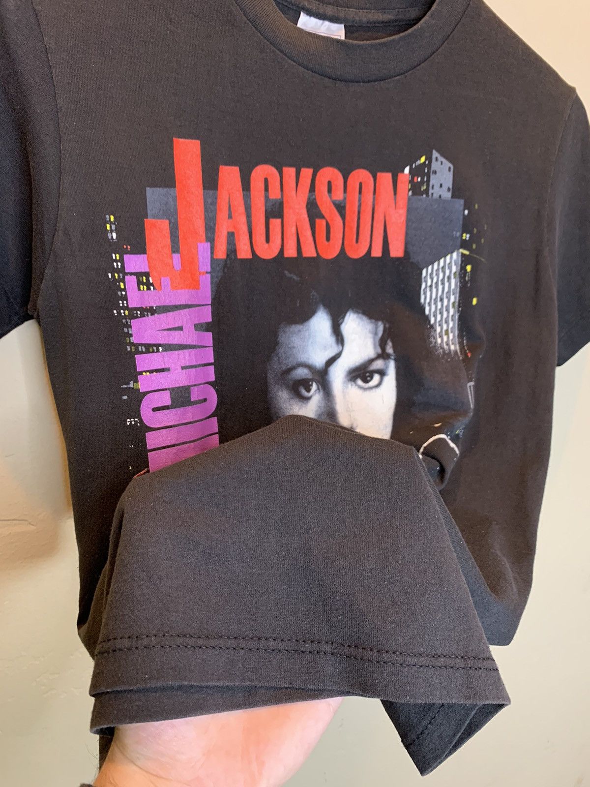 Michael Jackson *RARE* Vintage 80’s Michael Jackson Bad Single Stitch Shirt Size US S / EU 44-46 / 1 - 3 Thumbnail