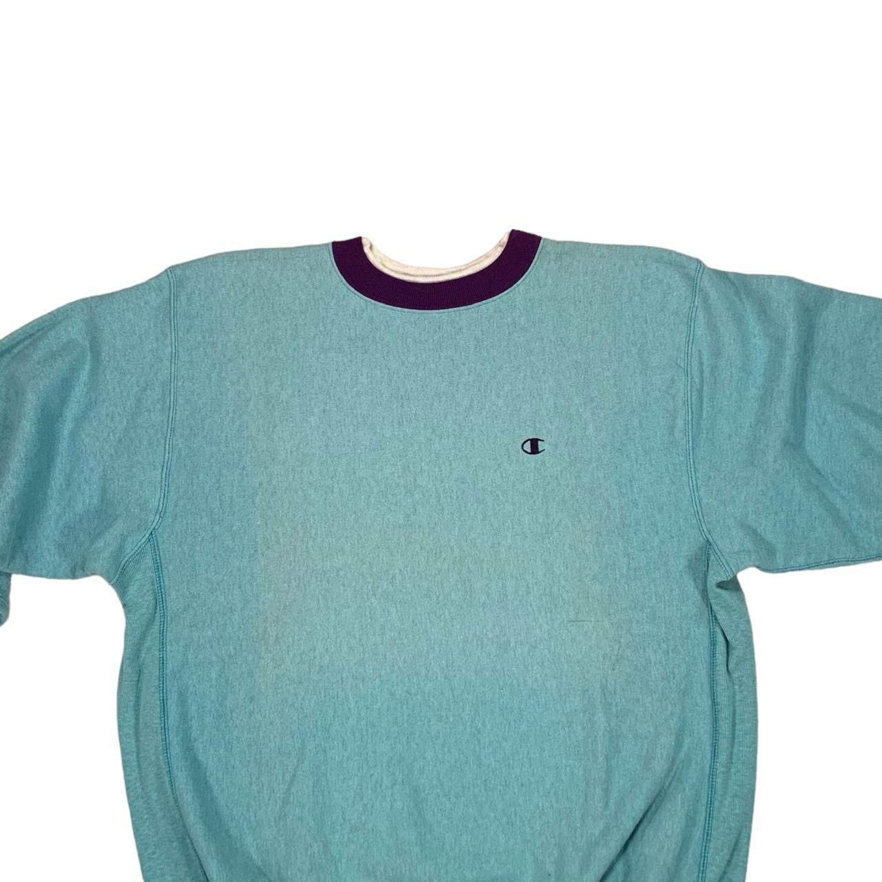 Champion Vintage 90s Champion Reverse Weave Elbow Patch Sweatshirt Size US L / EU 52-54 / 3 - 3 Thumbnail