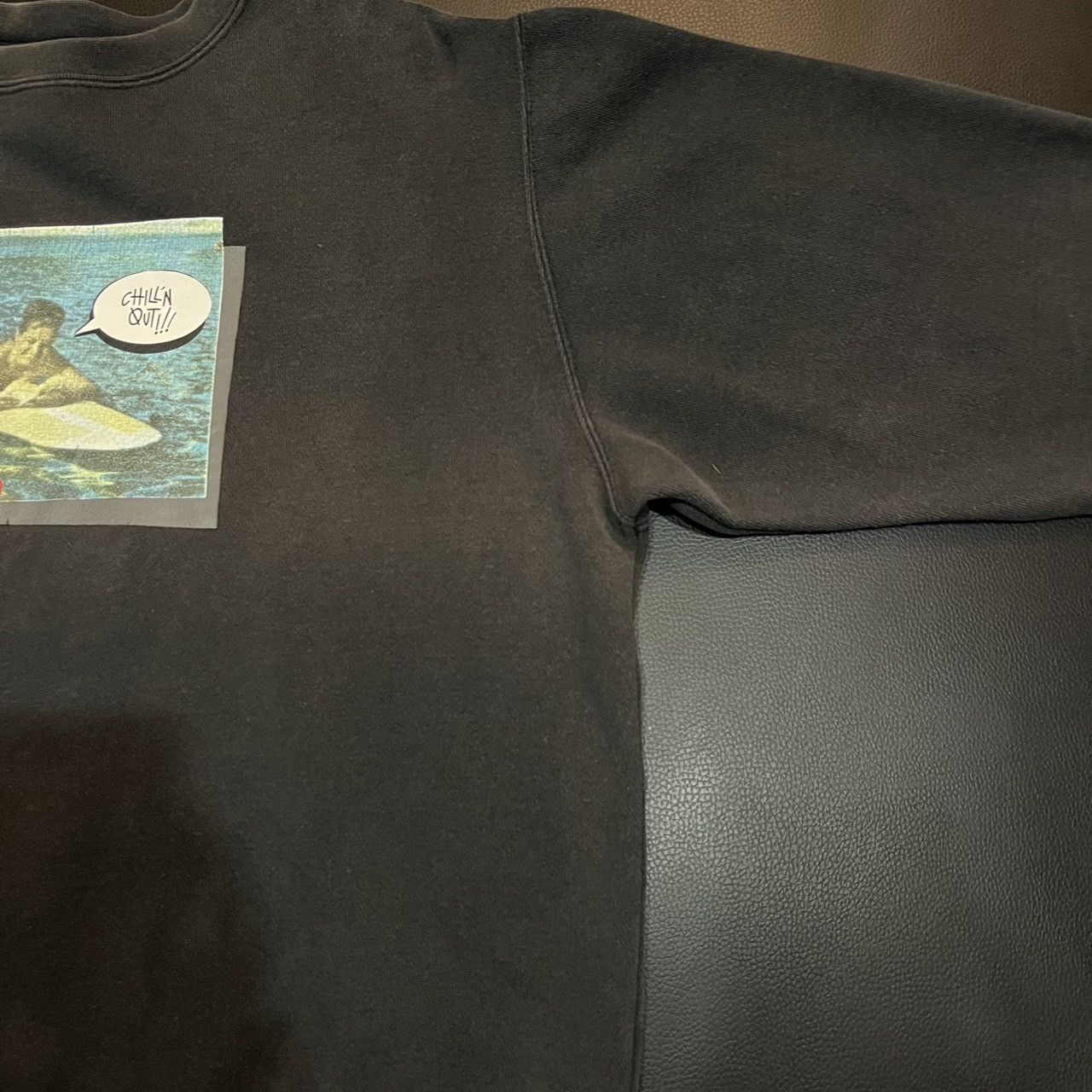 Stussy vintage stussy chill'n out faded sweatshirt black Size US M / EU 48-50 / 2 - 4 Thumbnail