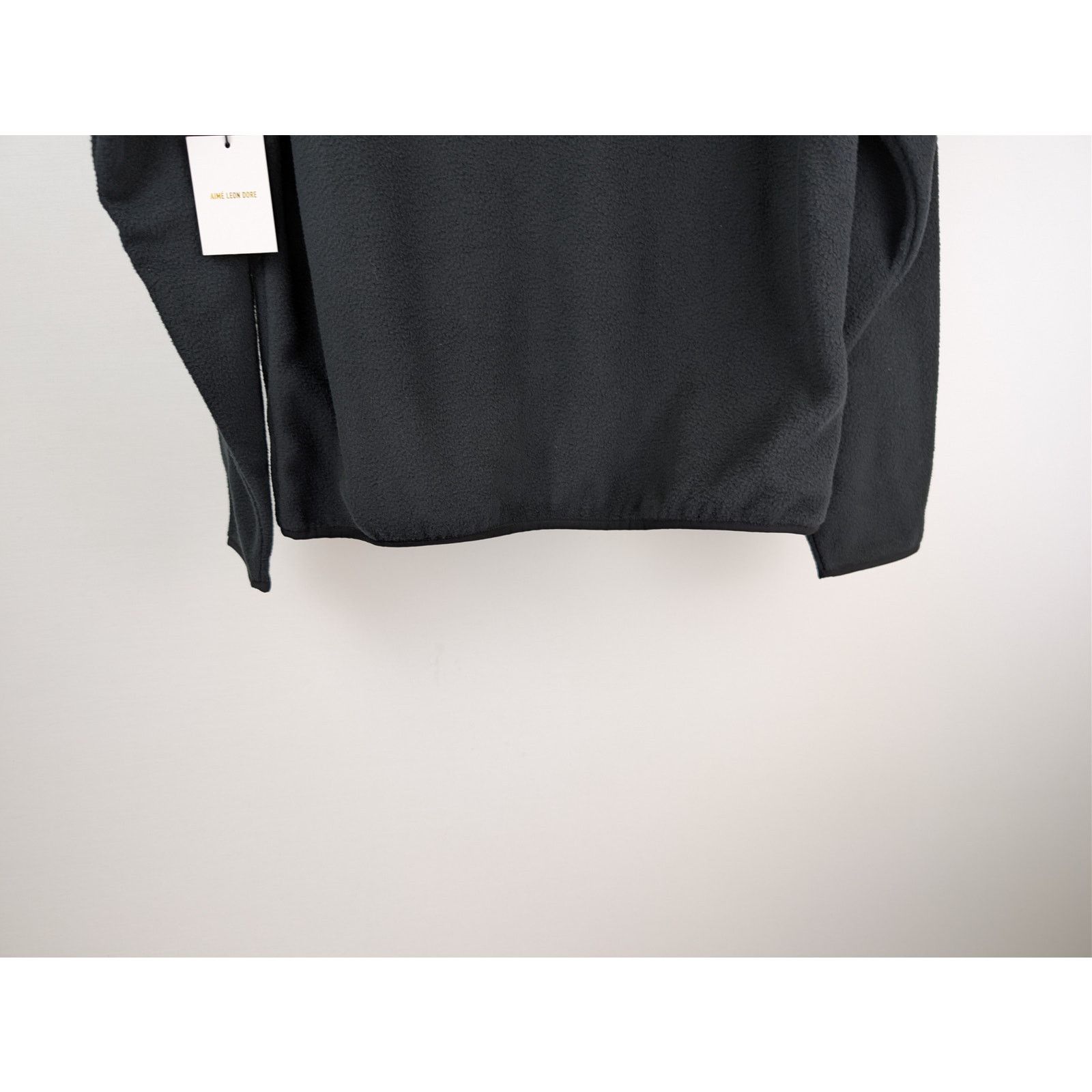 Aime Leon Dore o1rshd1 Unisphere Low Pile Fleece Pullover Jacket in Black Size US M / EU 48-50 / 2 - 14 Thumbnail
