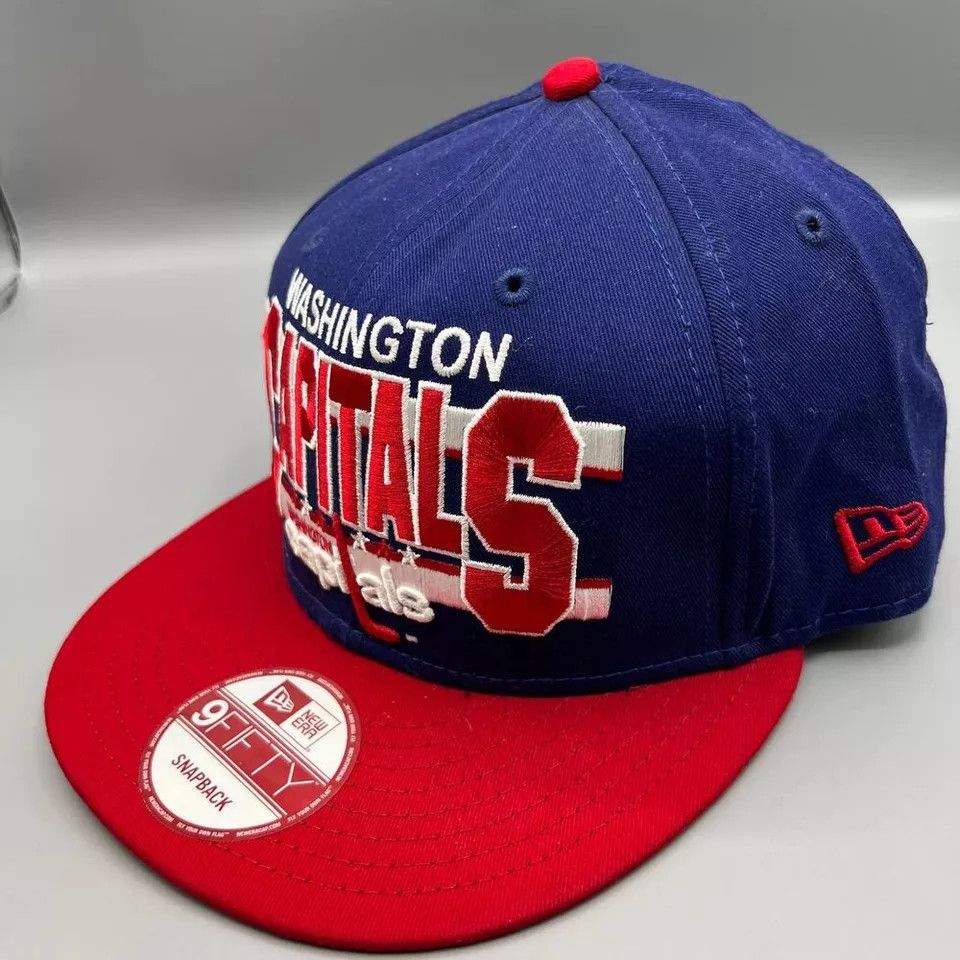 New Era Washington Capitals Hat Men 9Fifty New Era Snap Back Cap Size ONE SIZE - 2 Thumbnail