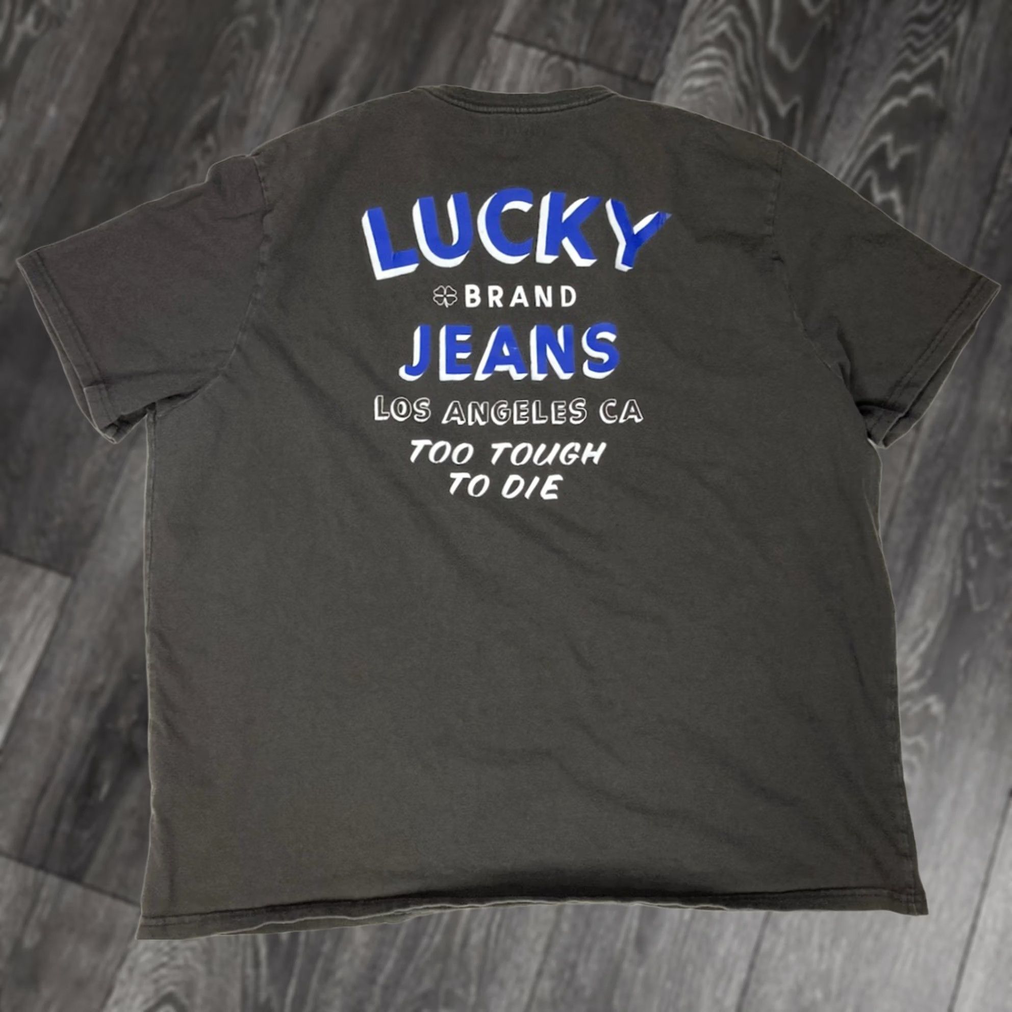 Lucky Brand VINTAGE Lucky Brand Los Angeles Graphic Pocket T-shirt Men XXL Gray Size US XXL / EU 58 / 5 - 1 Thumbnail