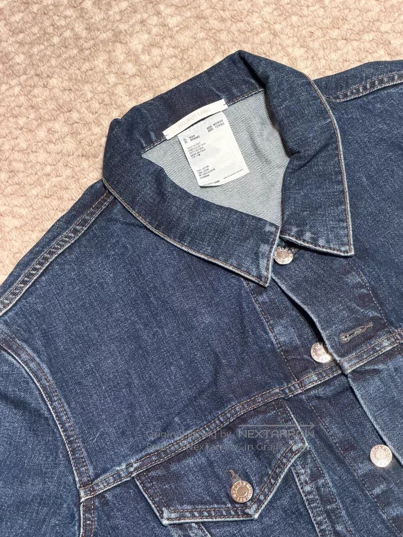 Helmut Lang Helmut Lang Washed Blue Denim Jacket Size US XL / EU 56 / 4 - 2 Thumbnail