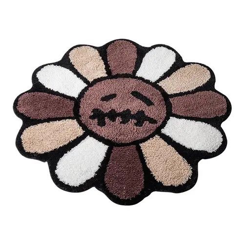 Other 3D Handmade Smiley Flower Art Soft Rug Size ONE SIZE - 3 Thumbnail