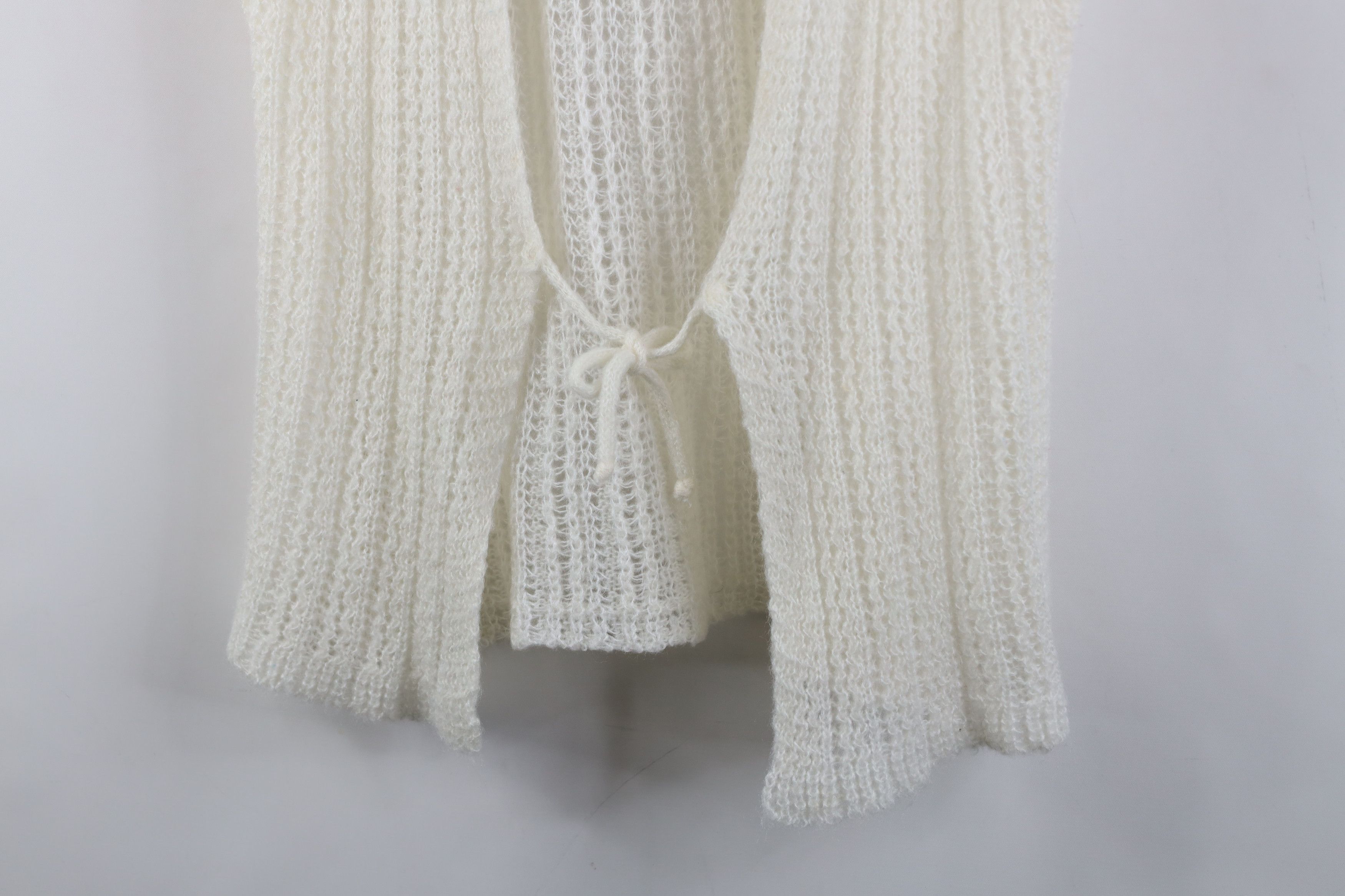 Vintage Vintage 60s 70s Streetwear Crochet Knit Sweater Vest Size M / US 6-8 / IT 42-44 - 3 Thumbnail