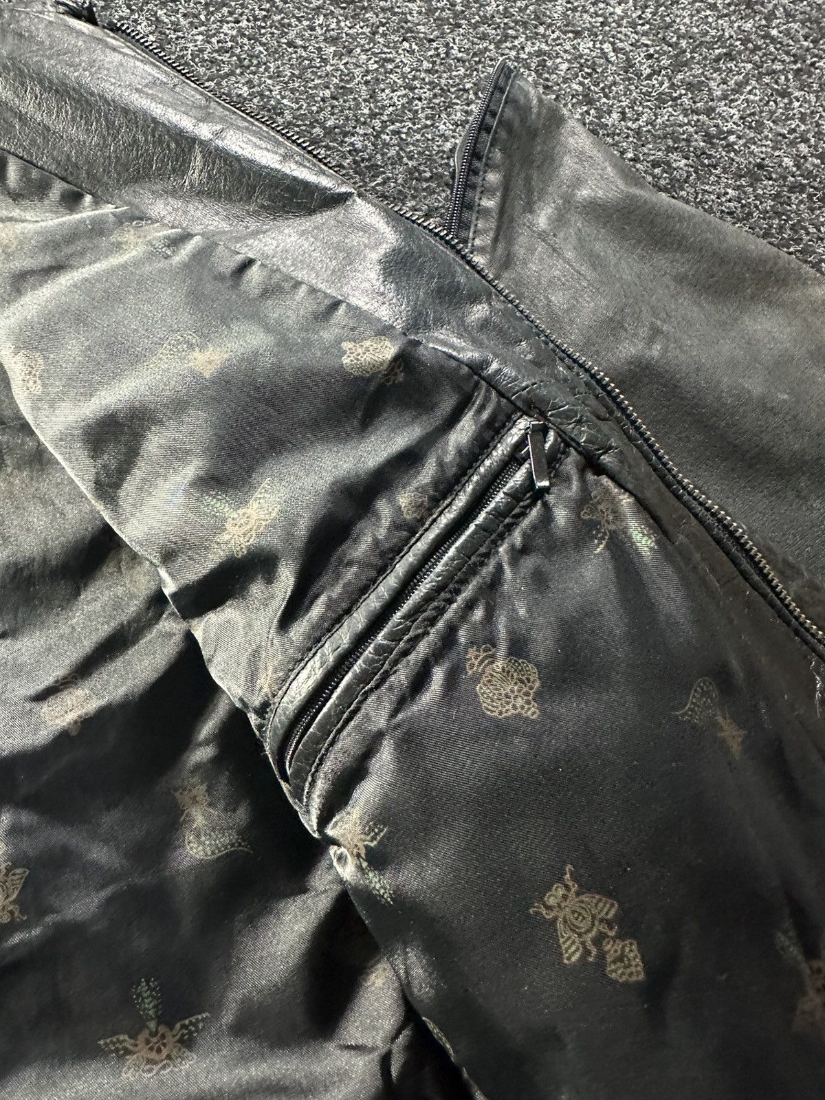 Vintage 🚨Vintage 90s Leather Biker Jacket-West Style Maison Margiela Size US M / EU 48-50 / 2 - 11 Thumbnail