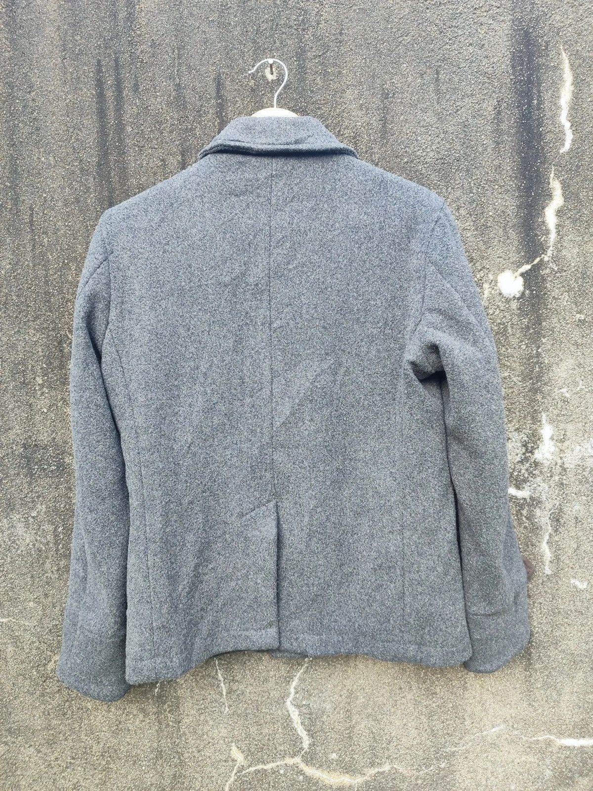HARE × Japanese Brand HARE Wool-Blend Double Breasted Jacket – Grey (S) Size S / US 4 / IT 40 - 6 Thumbnail