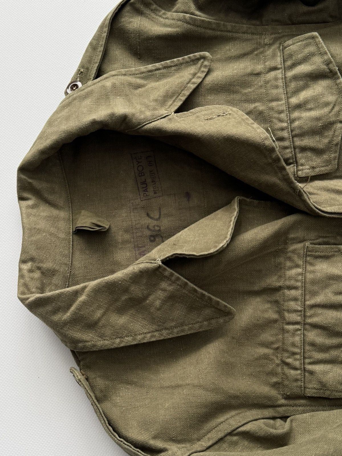 Vintage Vintage 1950s French Army 'Indochina War' M47 Combat Jacket Size US M / EU 48-50 / 2 - 6 Thumbnail