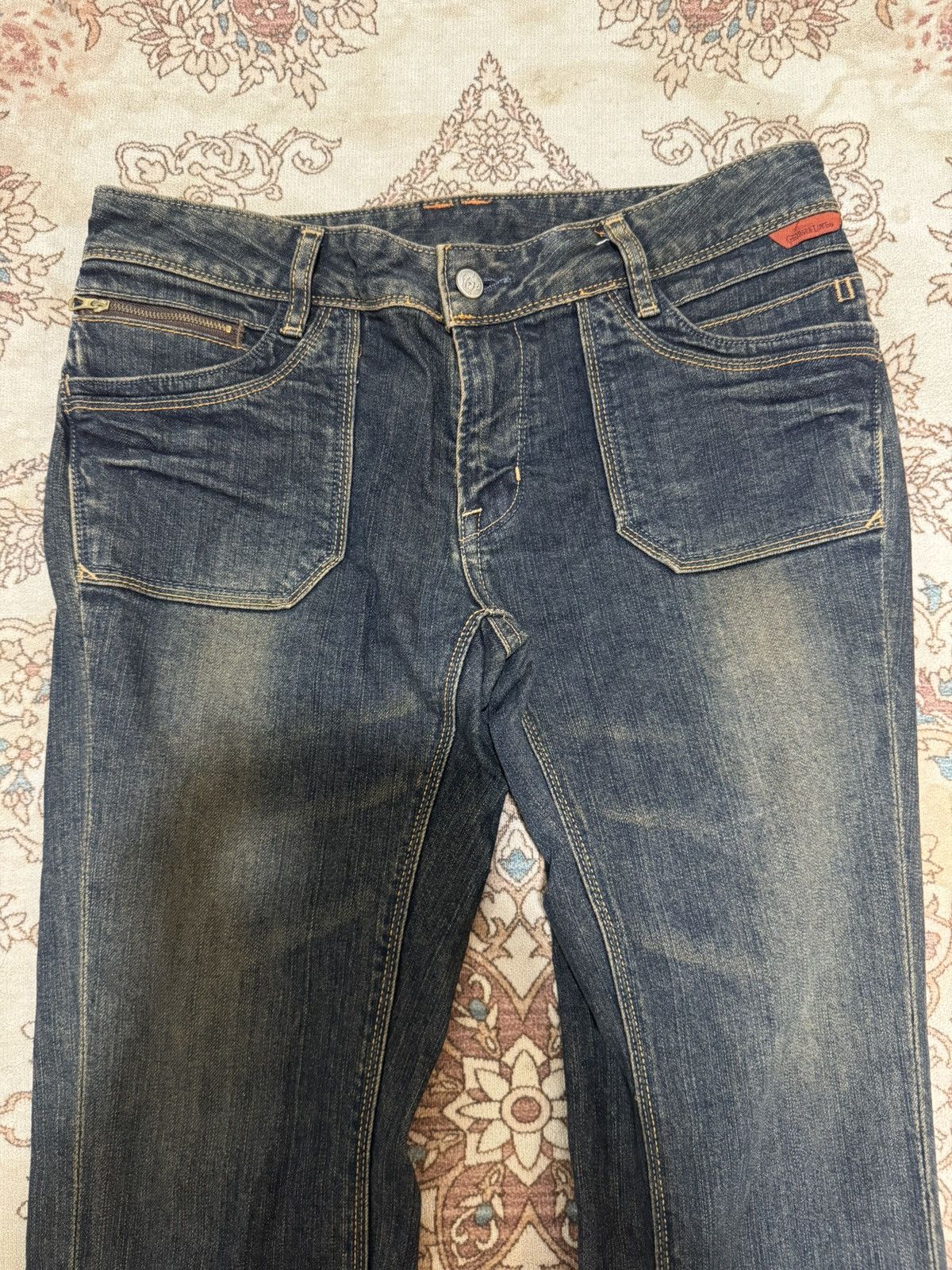 Japanese Brand Vintage Georgia Love Flare Bush Jeans Size US 32 / EU 48 - 4 Thumbnail