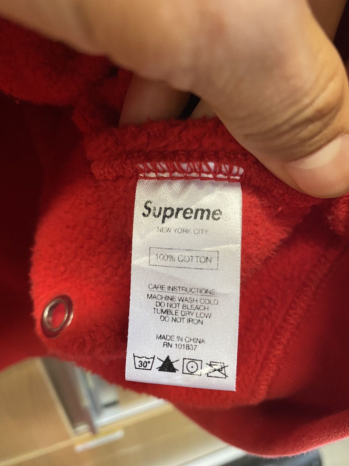 Supreme Supreme eyelet hoodie SS20 Size US M / EU 48-50 / 2 - 3 Thumbnail