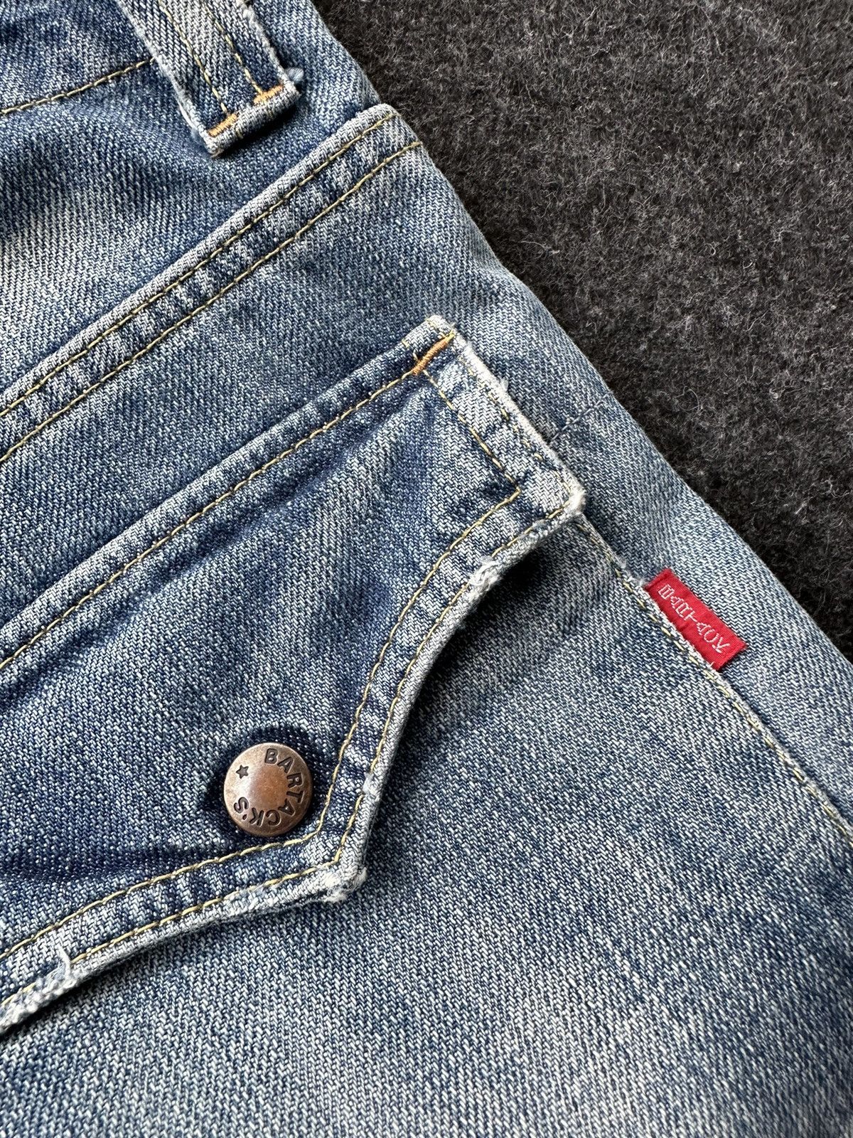 Beauty Beast × If Six Was Nine × Vintage Vintage Bartack Bushpant Faded Washed Denim D442 Size US 30 / EU 46 - 7 Thumbnail