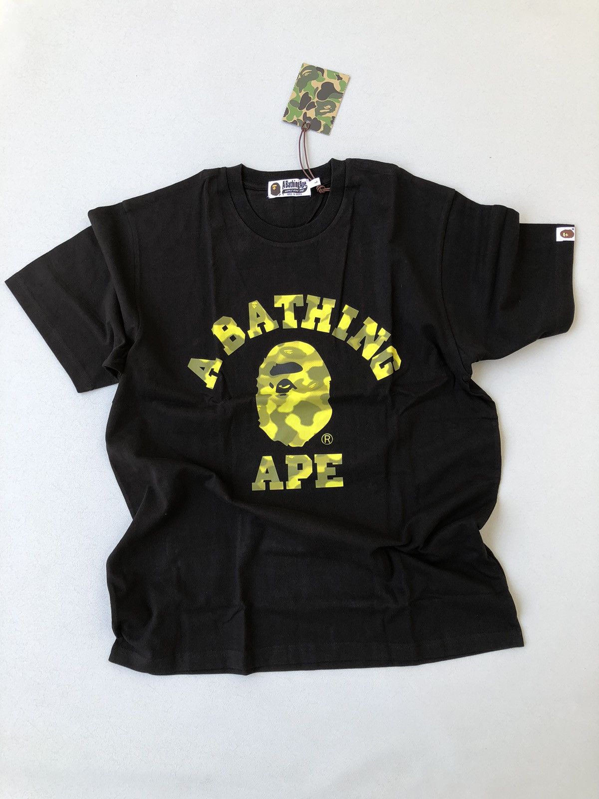 Bape Radiation Camo College Tee Size US L / EU 52-54 / 3 - 1 Thumbnail