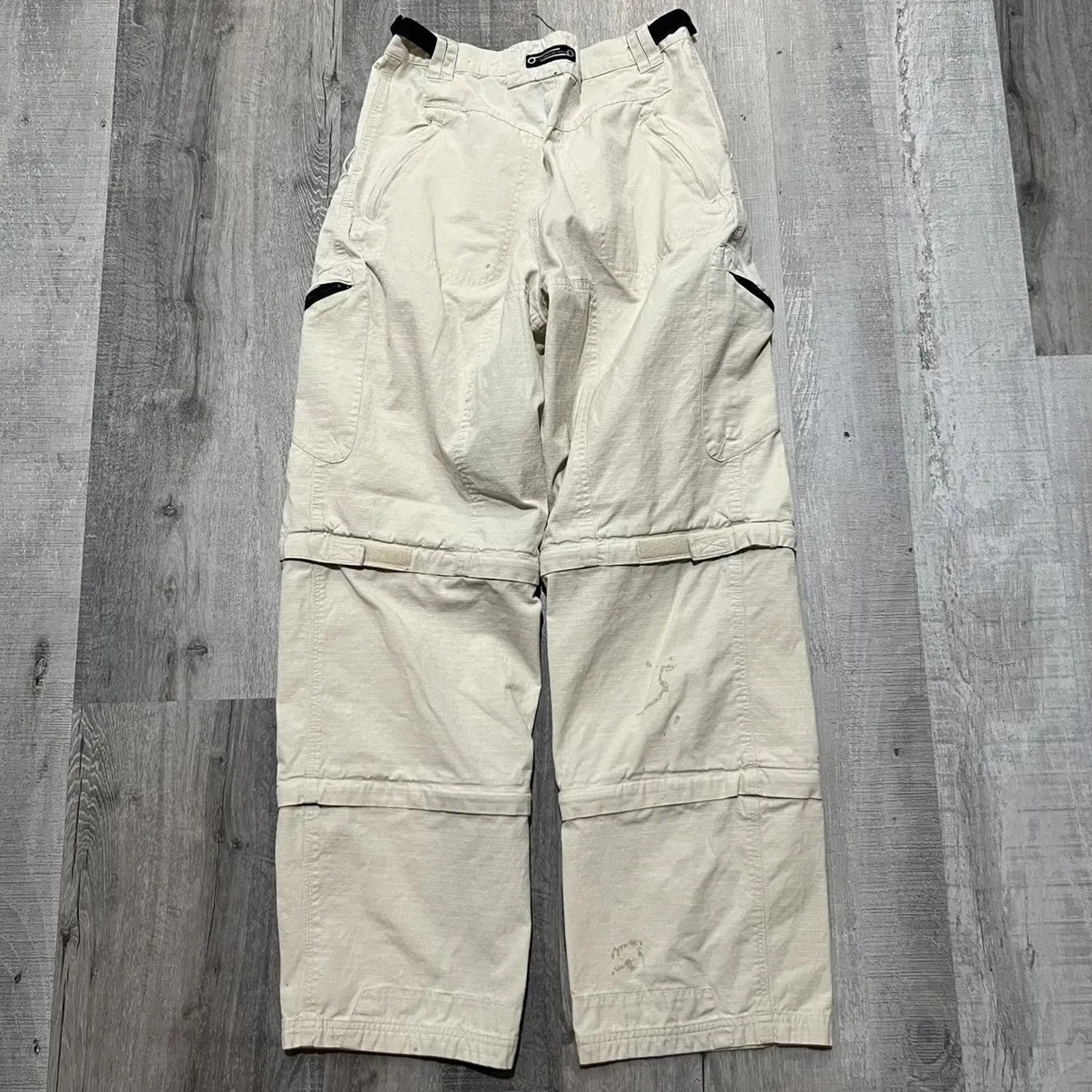 Other VTG No Boundaries Y2K Baggy Loose Skater Tech Zip Offs Size US 29 - 6 Thumbnail