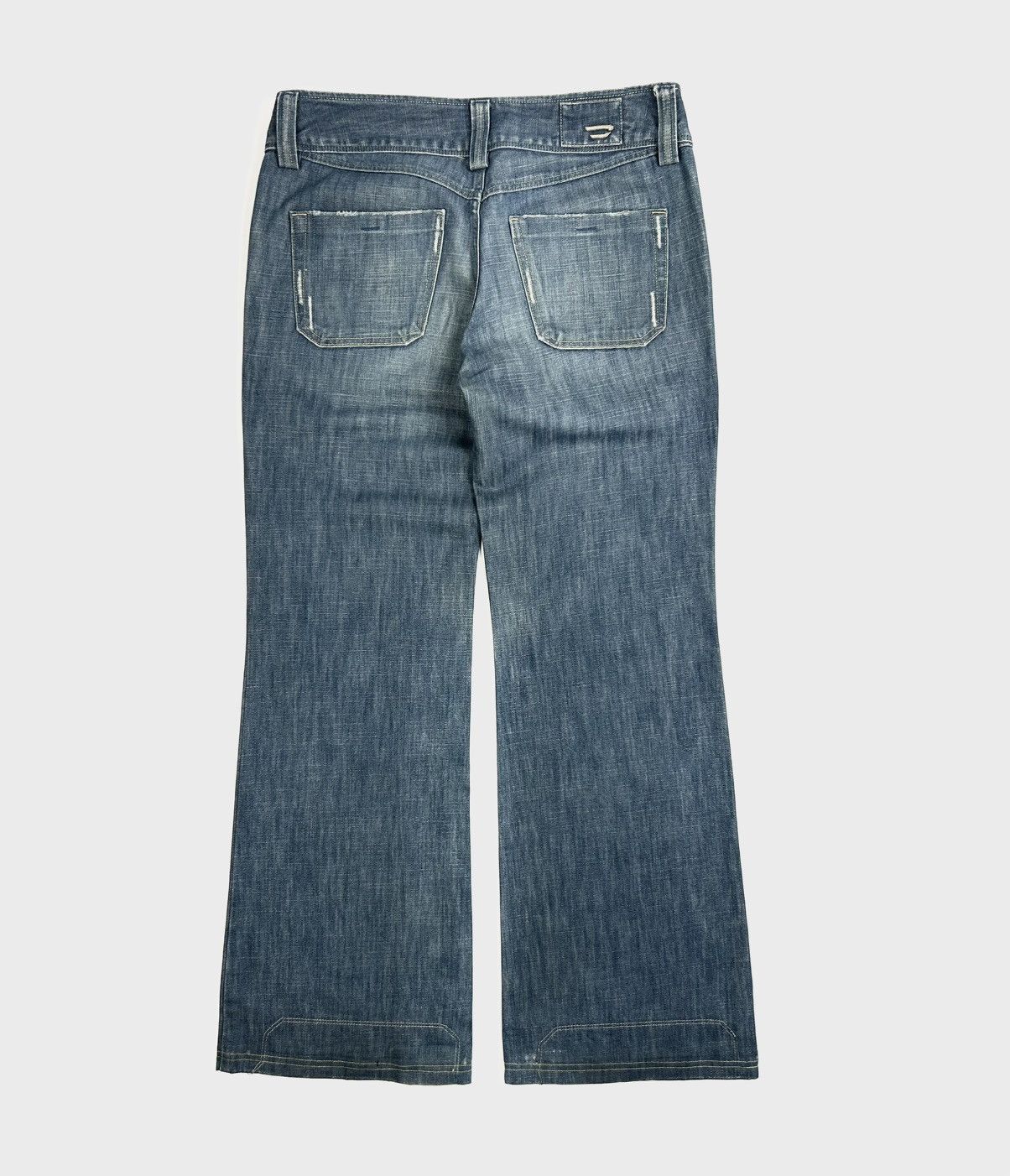 Diesel × Vintage Vintage Diesel Cargo Jeans Blue Denim Pants Y2k rare Size 30" / US 8 / IT 44 - 2 Thumbnail
