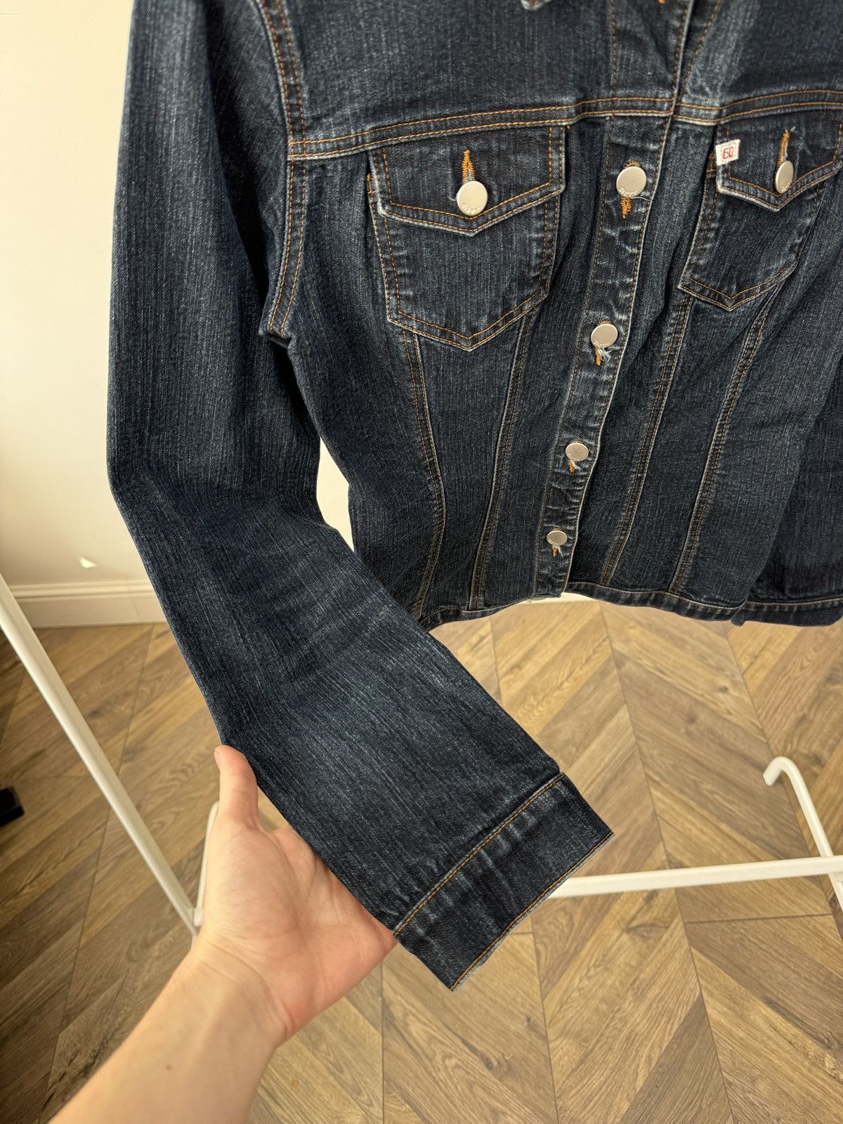 Miss Sixty MISS SIXTY Italy VTG 90s Cotton Denim Slim Fit Jacket Size S / US 4 / IT 40 - 7 Thumbnail