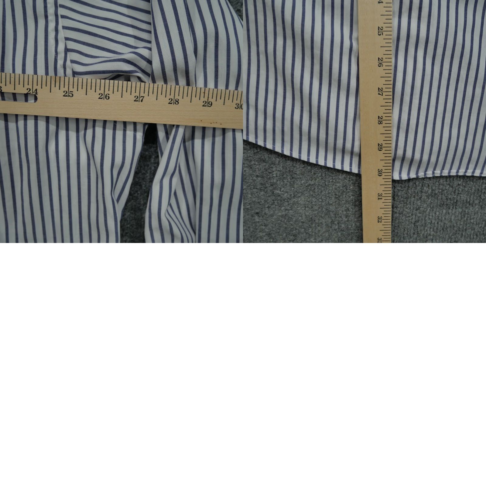 Arrow VINTAGE Arrow Shirt Mens 34 Blue White Striped Button Down Oxford Shirt Mens 34 Blue White Striped Button-Down Arrow Size US S / EU 44-46 / 1 - 8 Thumbnail