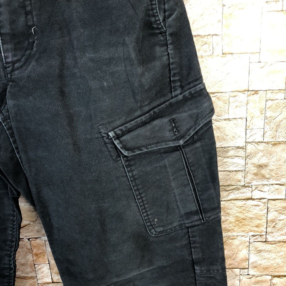 Japanese Brand Ikka japan streetwear Blue Cargo Multipocket Pants #A589 Size US 29 - 11 Thumbnail