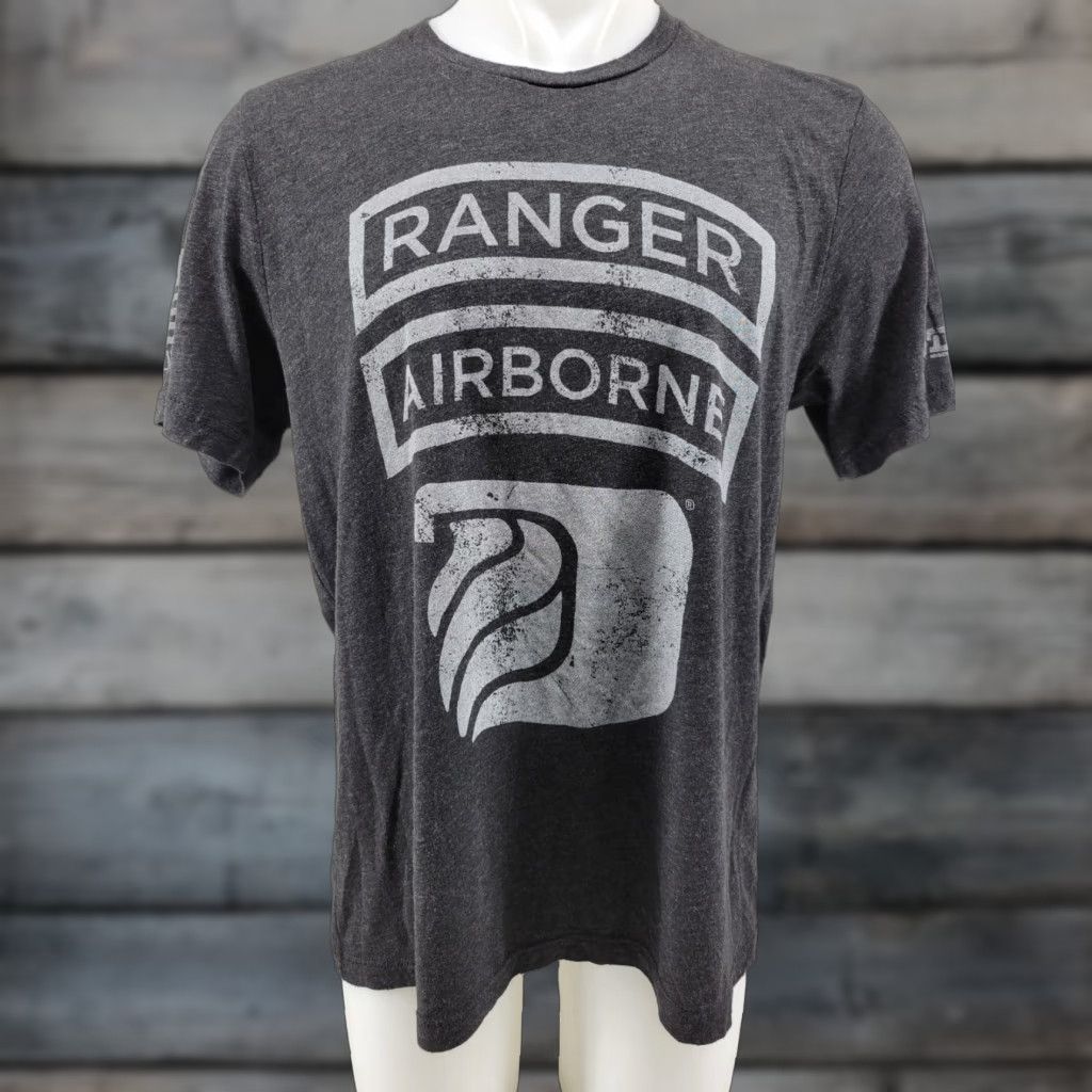 Vintage VINTAGE Ranger Shirt Mens XL Gray Darley Defense Ranger Shirt XL Gray Mens Shirt Size US XL / EU 56 / 4 - 1 Thumbnail