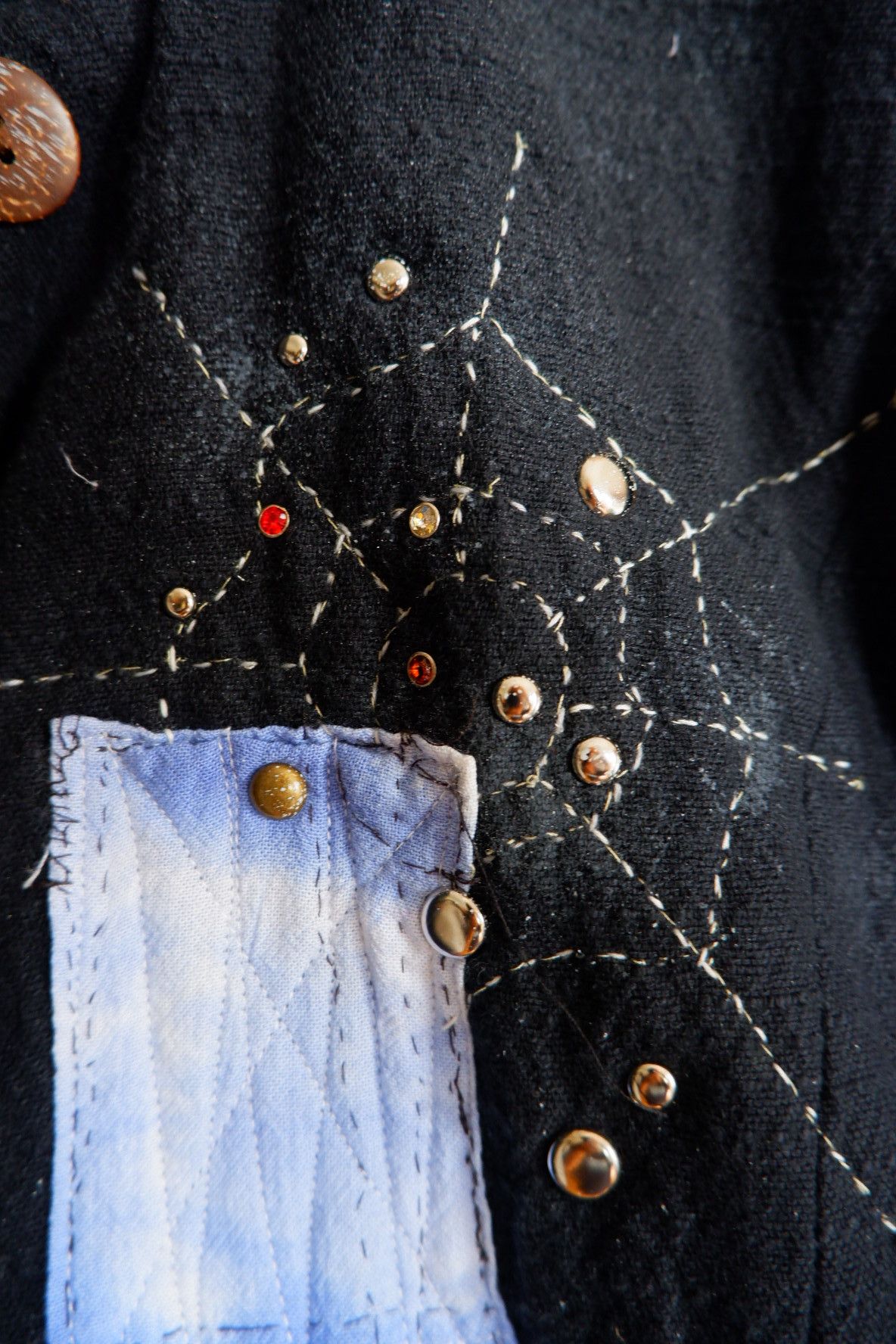Other Kapital Japan Inspired Patchwork Sashiko Stud Custom Jacket Size US M / EU 48-50 / 2 - 11 Thumbnail