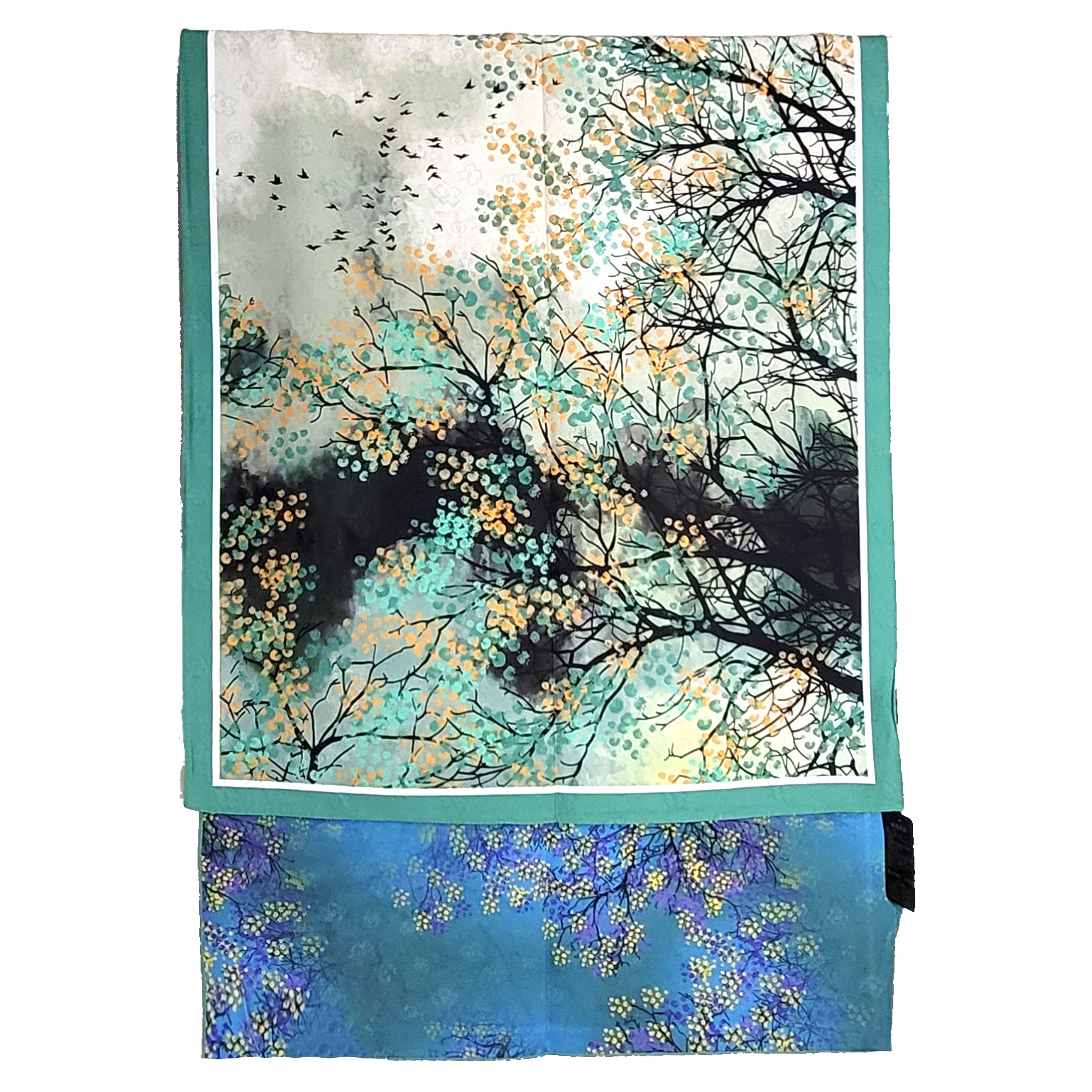 Other Double-Sided Silk Scarf 27"x70" Long Rectangle 3309 Size ONE SIZE - 5 Thumbnail