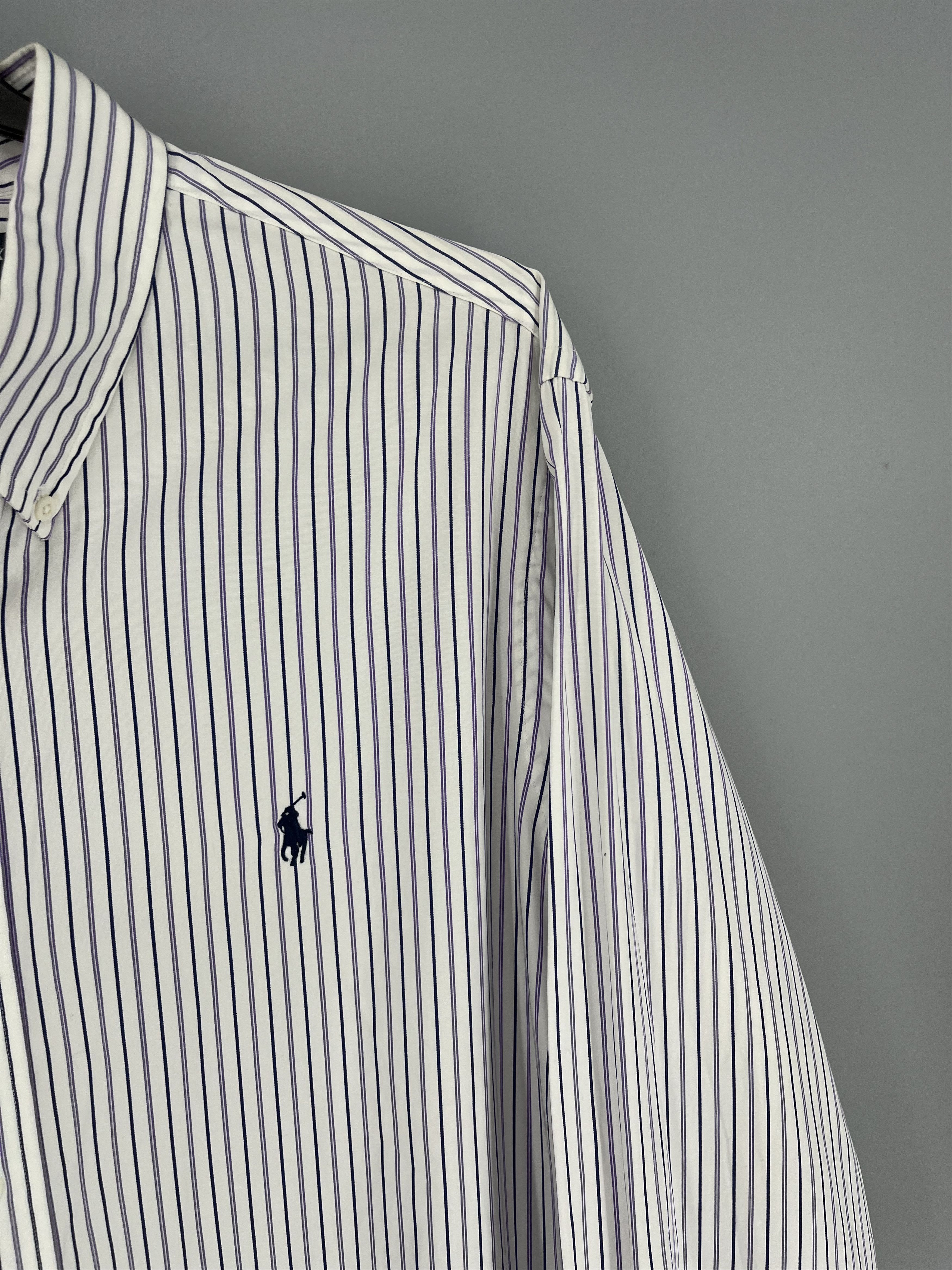 Ralph Lauren Vintage striped shirt polo Ralph Lauren size XL rare Size US XL / EU 56 / 4 - 7 Thumbnail