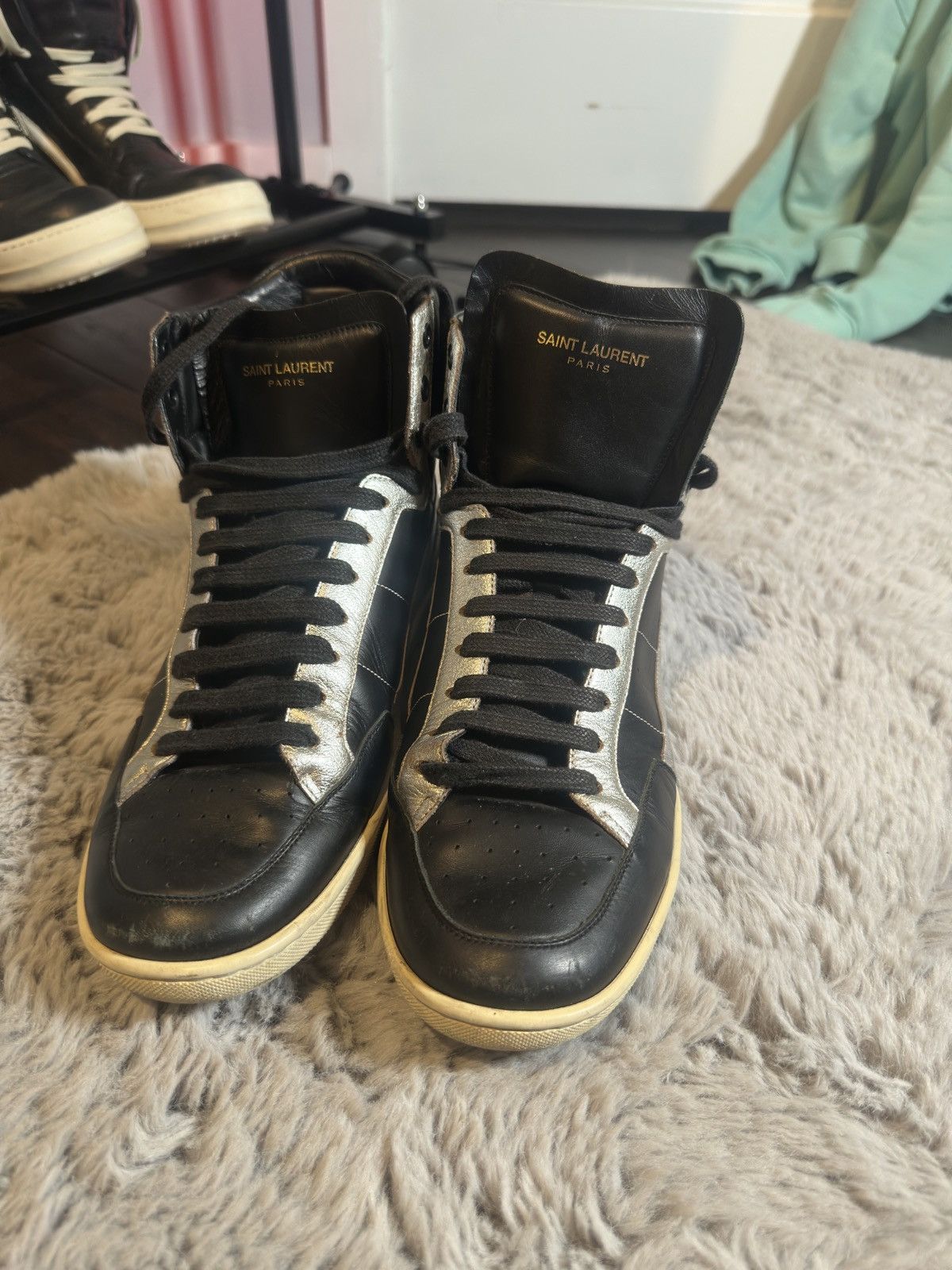 Saint Laurent Paris SAINT LAURENT PARIS SLP SL/36H Silver Star Sneakers Size US 8.5 / EU 41-42 - 6 Thumbnail