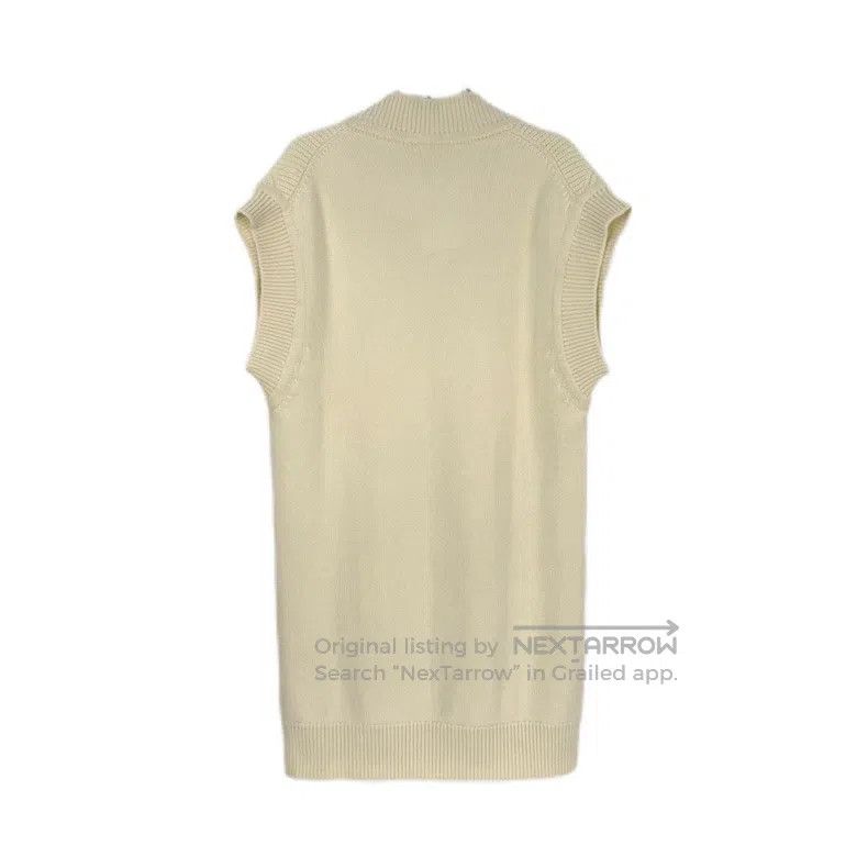 Hermes Hermes Off-White Cashmere Dress Size XXS / US 00 / IT 34 - 2 Thumbnail