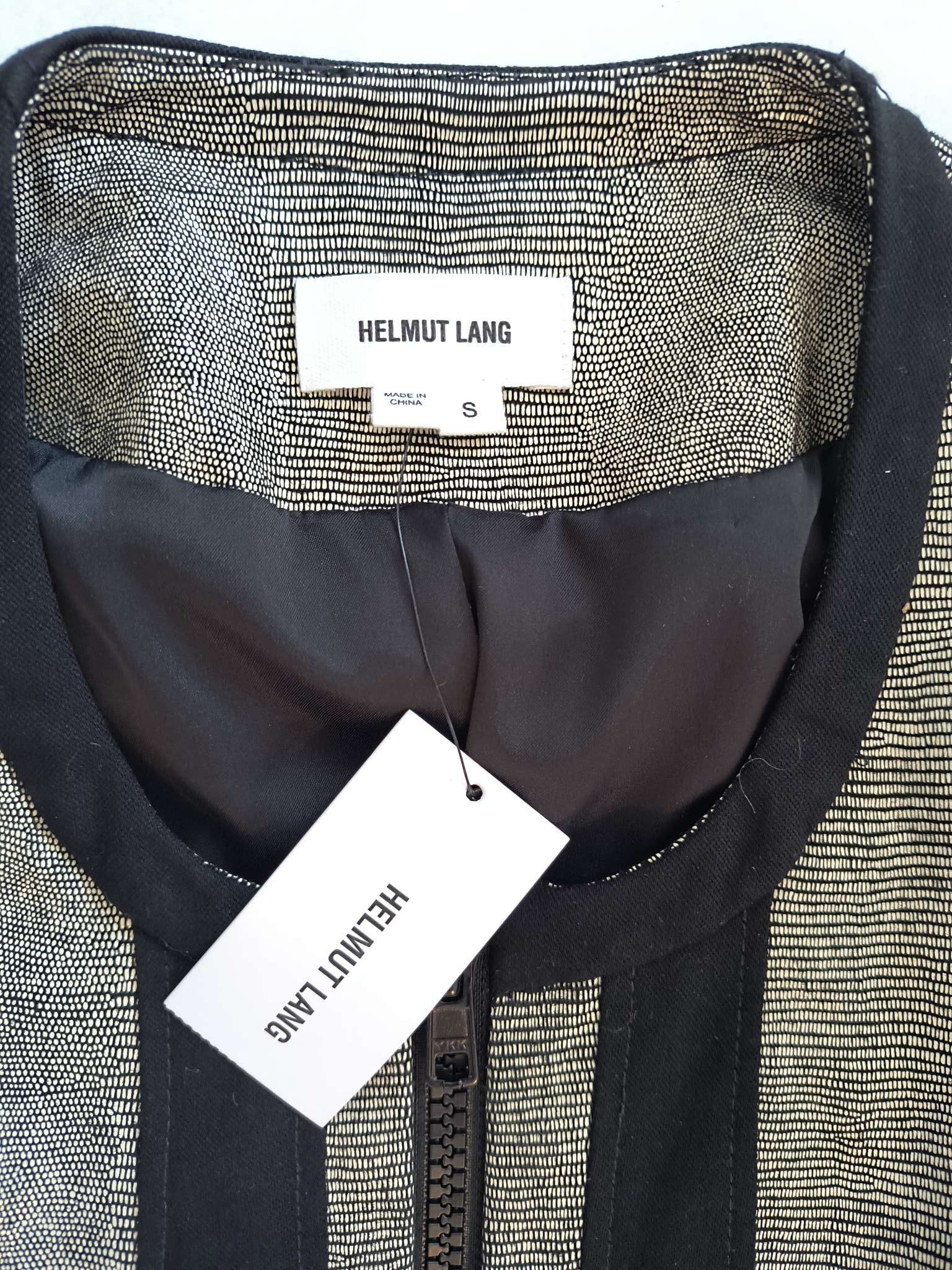 Helmut Lang HELMUT LANG Rift Stretch Leather Jacket in Carbon Grey Size S / US 4 / IT 40 - 3 Thumbnail