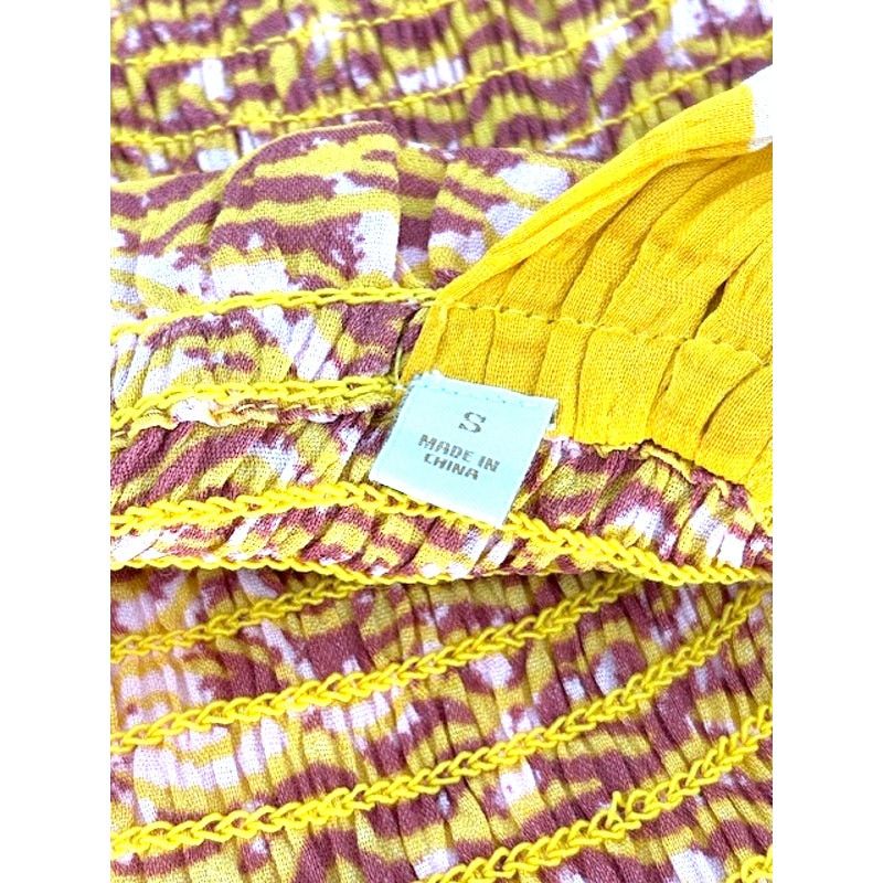 Scotch & Soda Scotch & Soda Smocked Peplum Beach Tank Top Size S / US 4 / IT 40 - 7 Thumbnail
