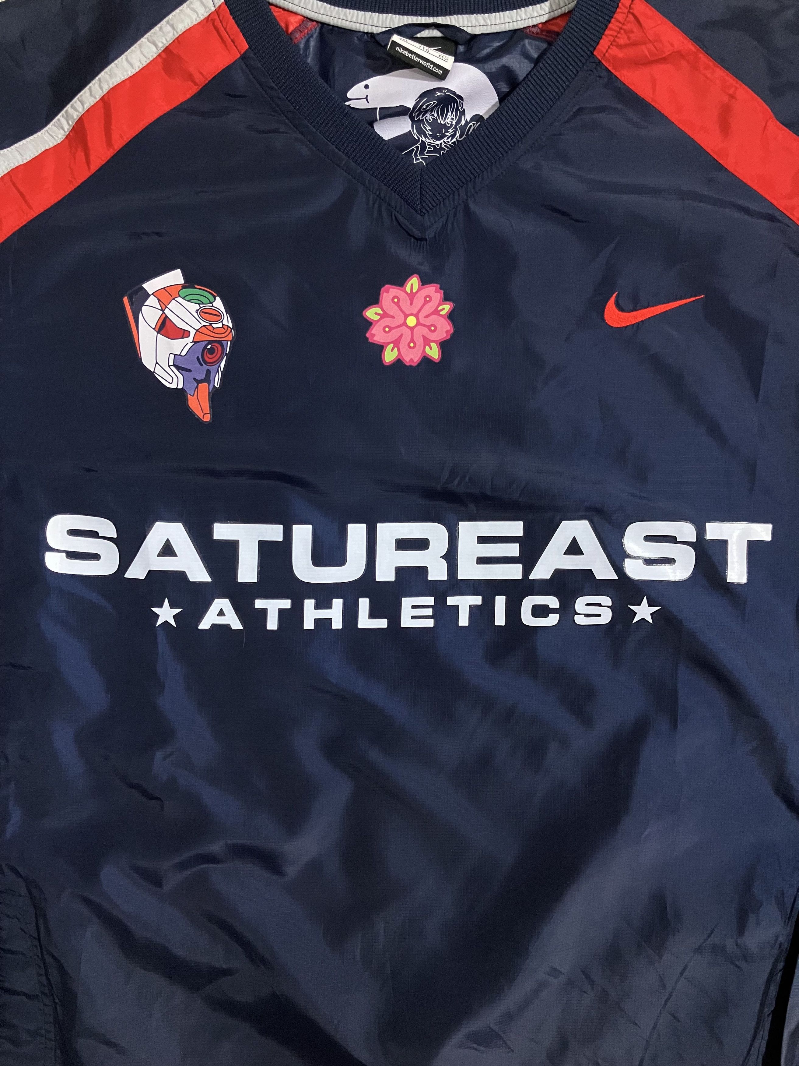 Anime 00s Vintage Soccer Jersey x Custom Evangelion Rei Ayanami Size US XXL / EU 58 / 5 - 3 Thumbnail