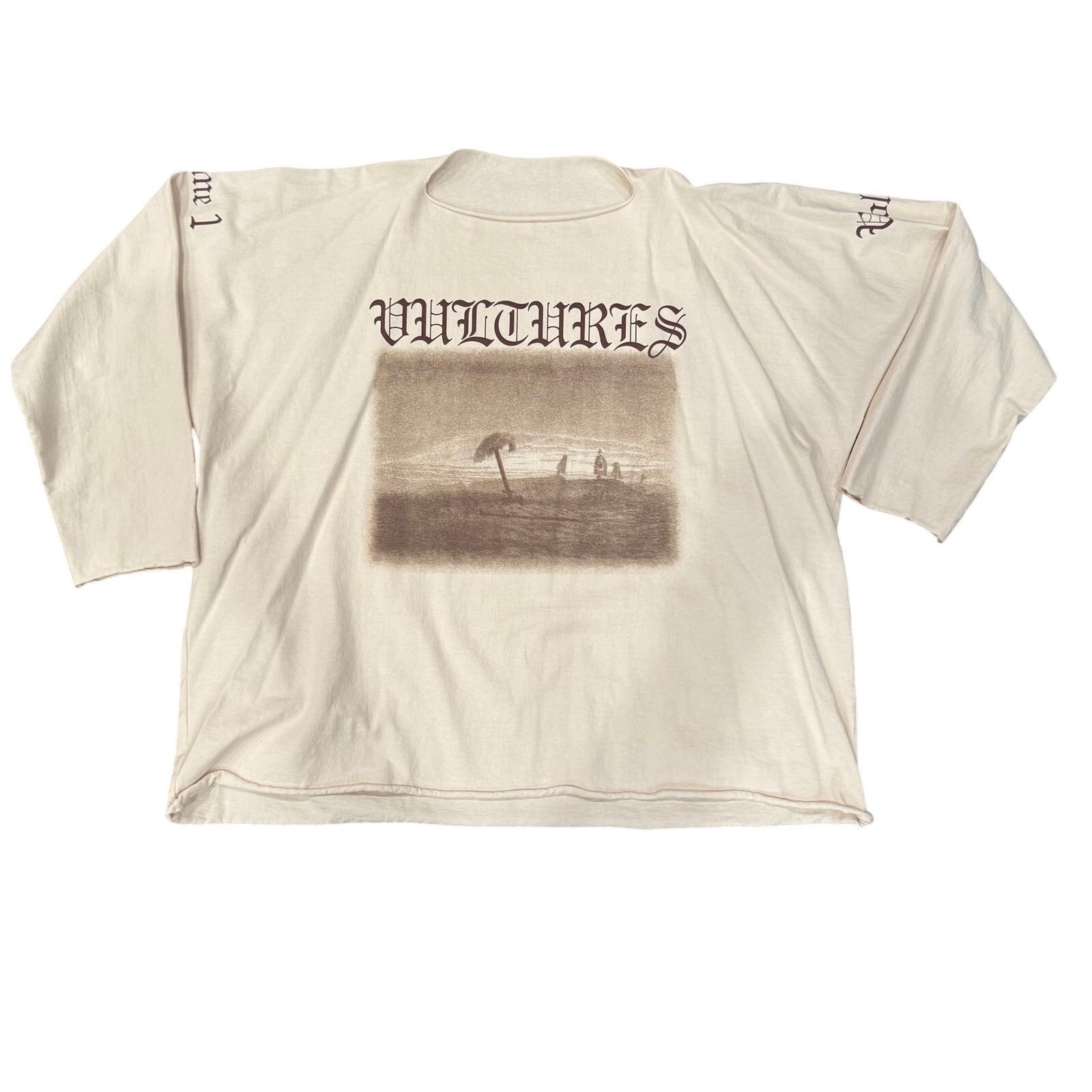 YZY Vultures Vol 1 Long Sleeve Shirt Size 2 Kanye Ye