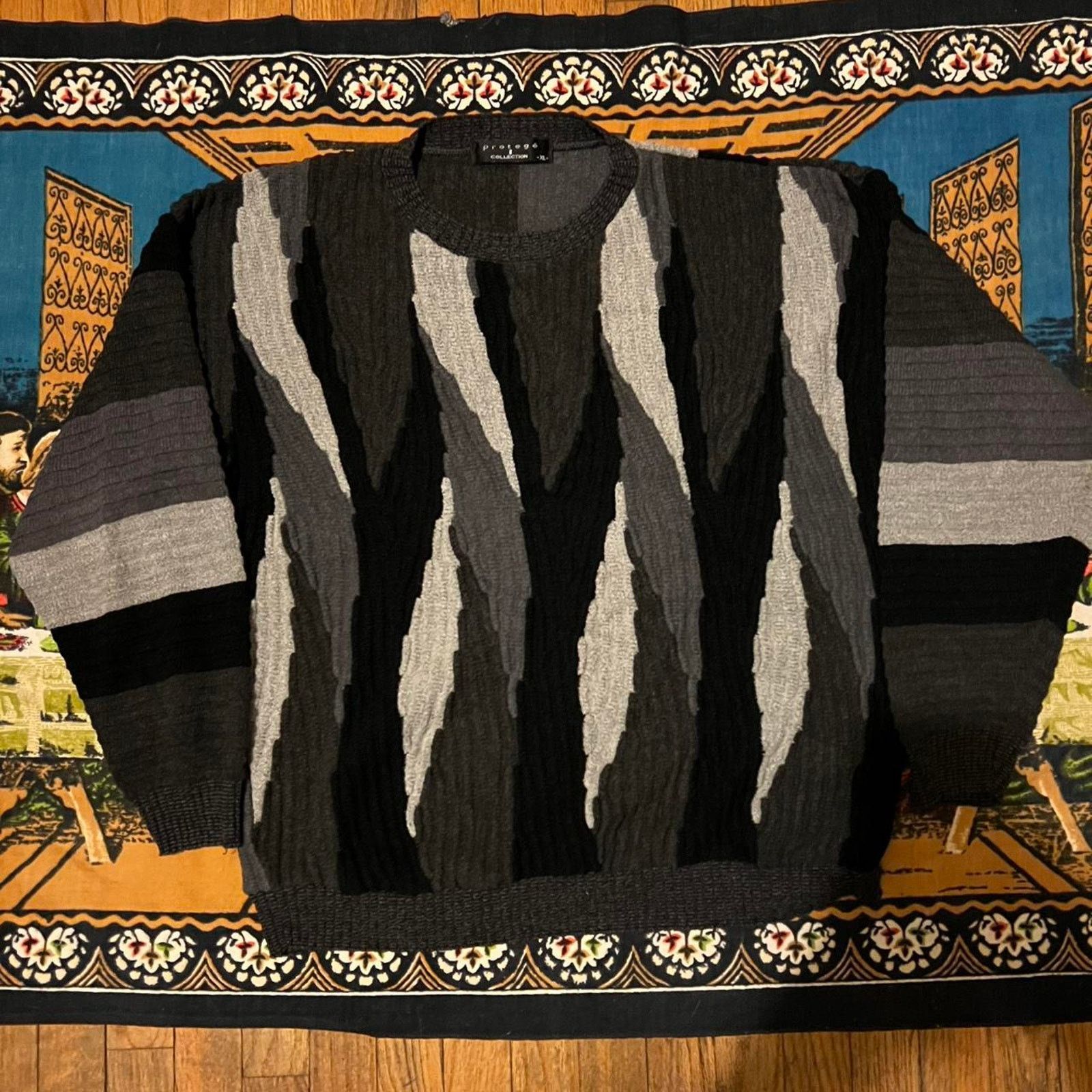 90s USA製 Protege collection 3D knit Vintage protege collection - Gem