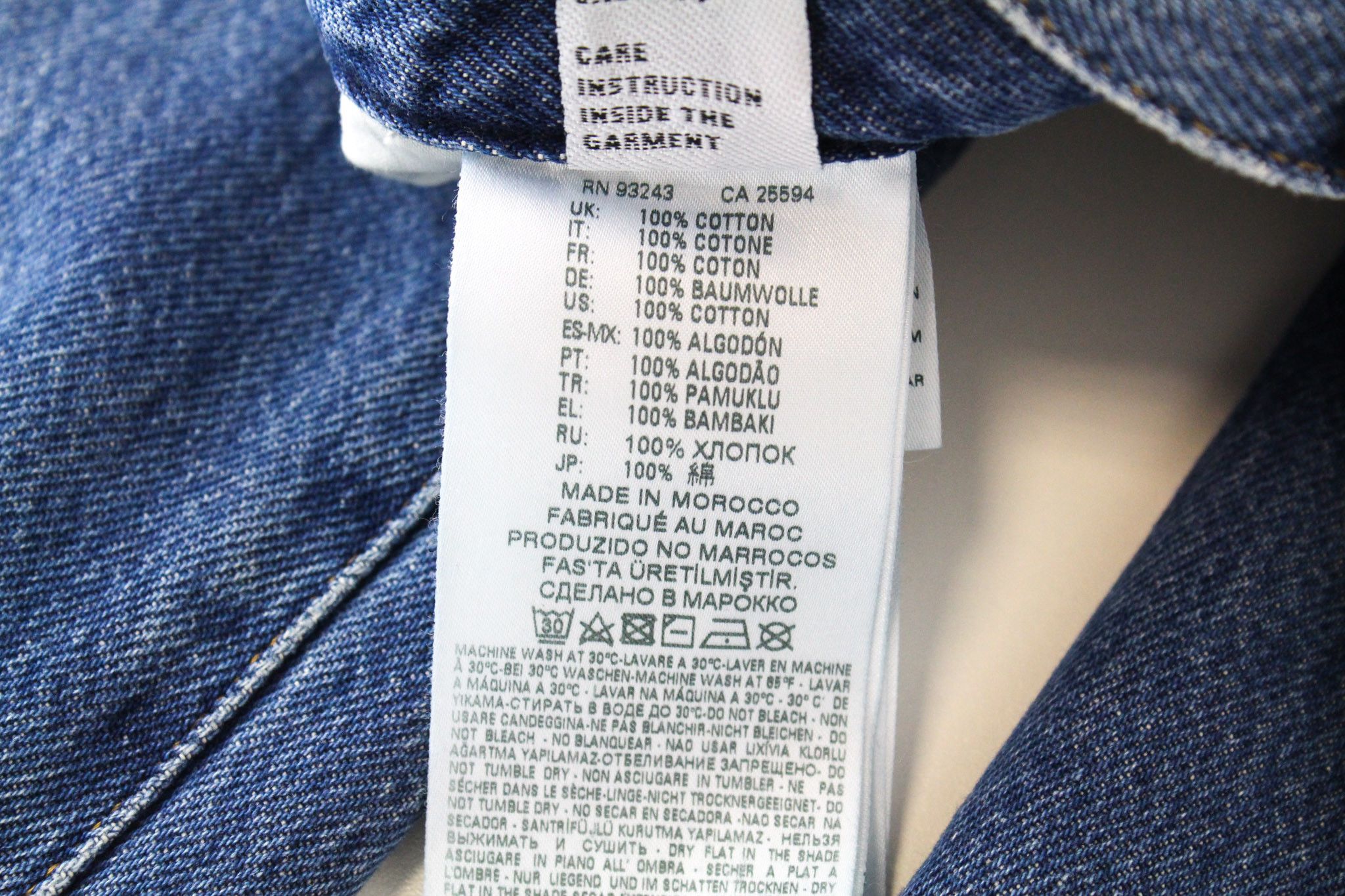 Diesel WIDEE 080AN W24/L32 Blue Straight Jeans 70467 Size 24" / US 00 / IT 34 - 8 Thumbnail