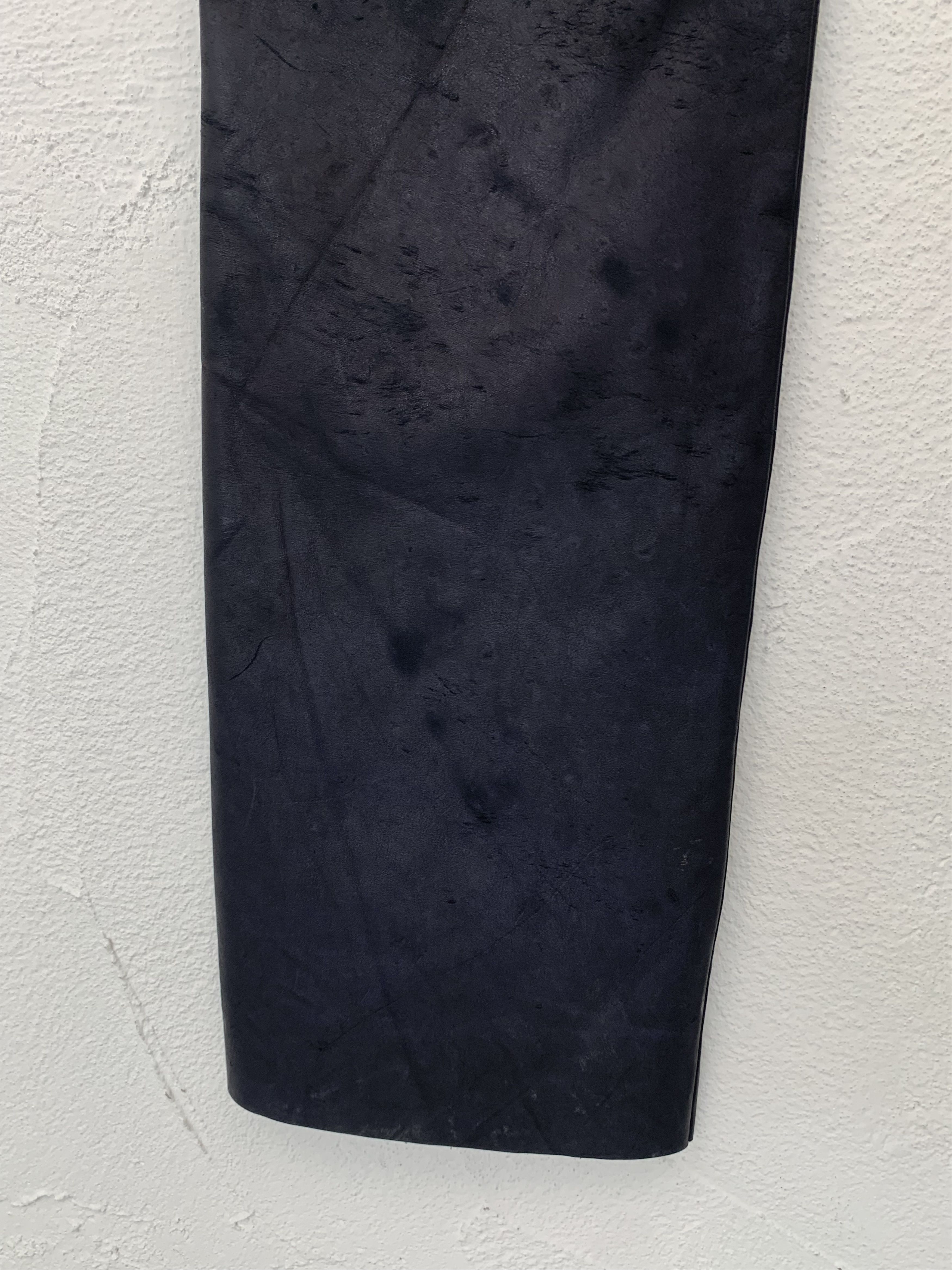 Carol Christian Poell CAROL CHRISTIAN POELL MALE FALL 2000 2001 LEATHER PANTS Size US 32 / EU 48 - 6 Thumbnail