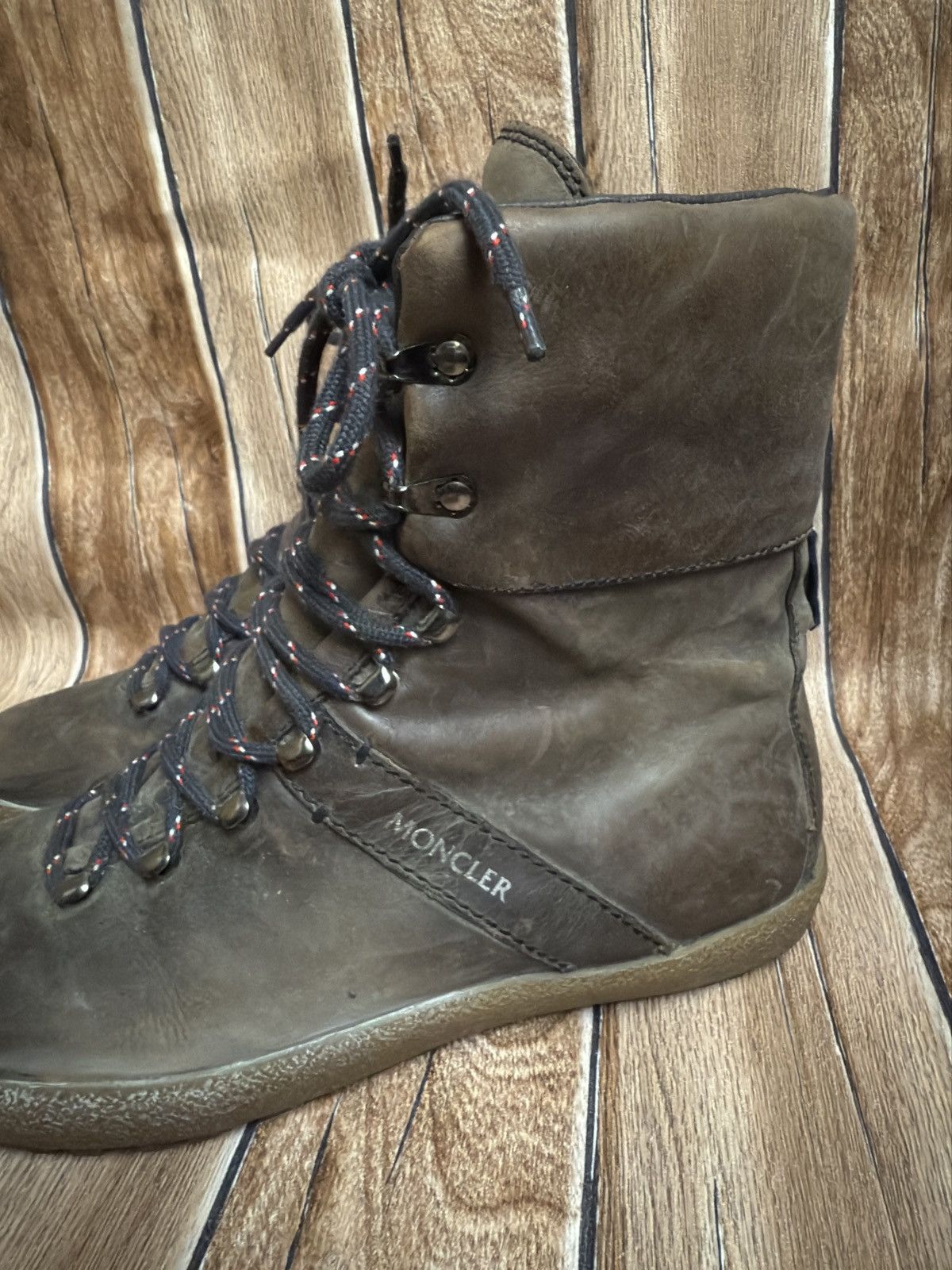 Moncler 🔥rare lace up hiking boots Size US 8 / EU 41 - 11 Thumbnail