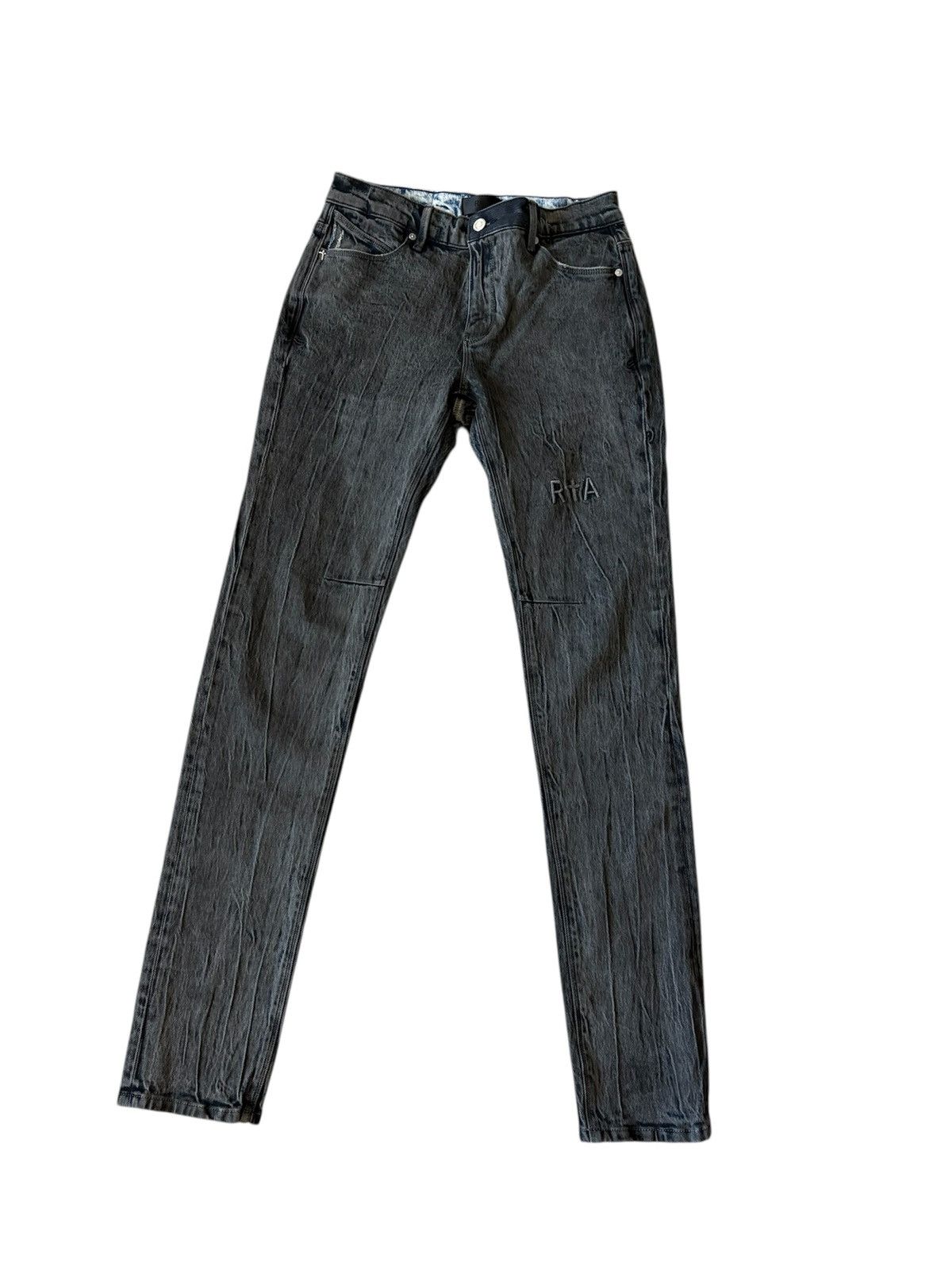 Rta Blue wax coated rta jeans Size US 30 / EU 46 - 1 Thumbnail