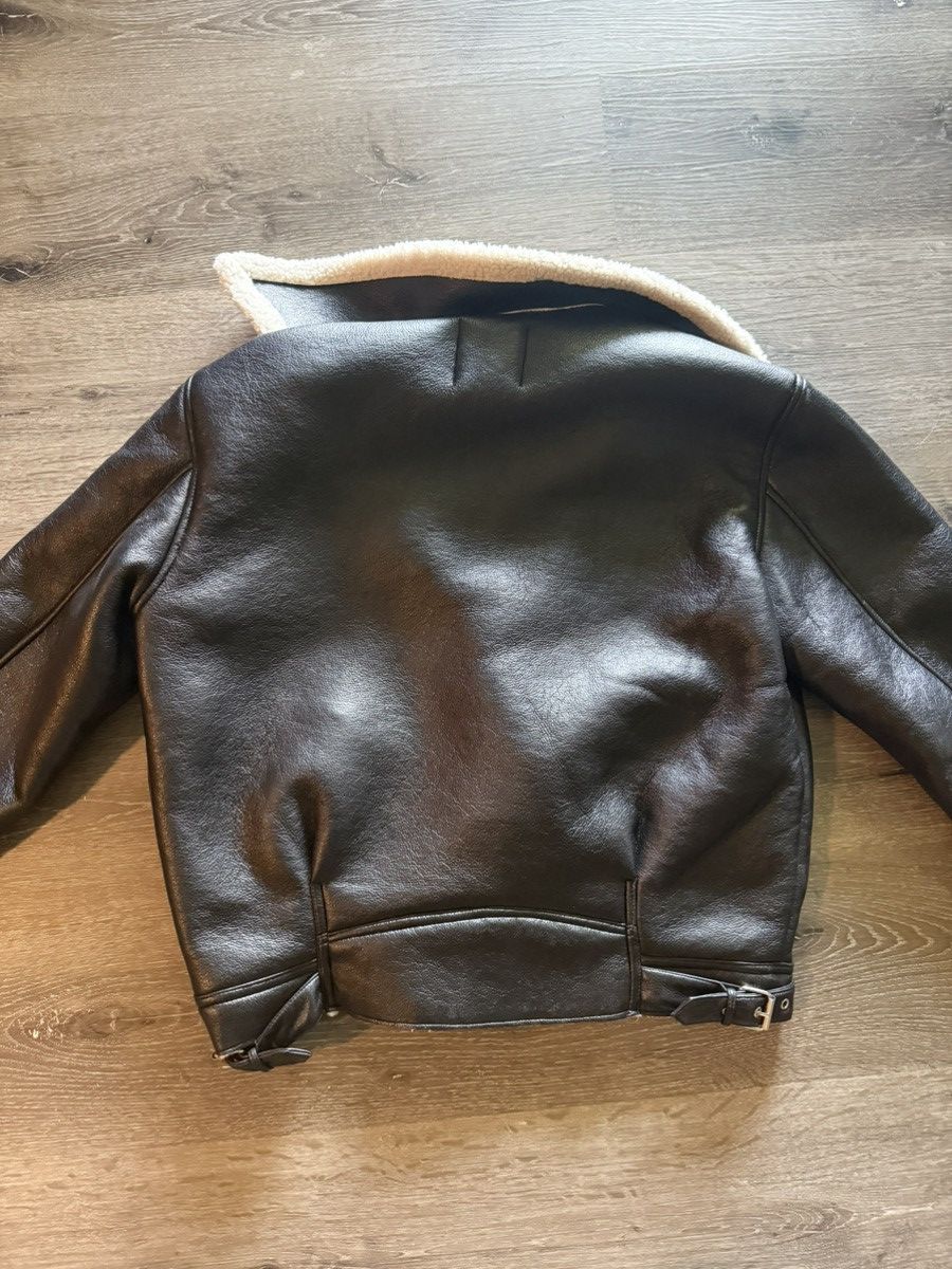 Boohoo Sherpa lined faux biker jacket Size US S / EU 44-46 / 1 - 3 Thumbnail