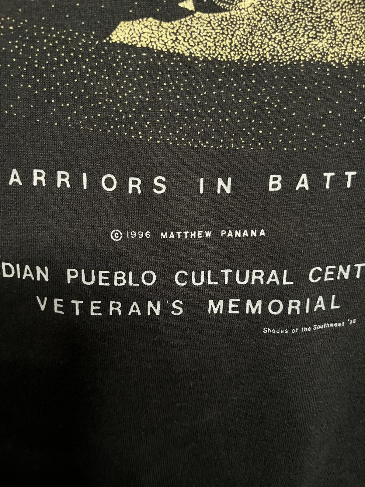 Designer Warriors in Battle T-shirt Statue American Indian Veterans Size US XL / EU 56 / 4 - 4 Thumbnail