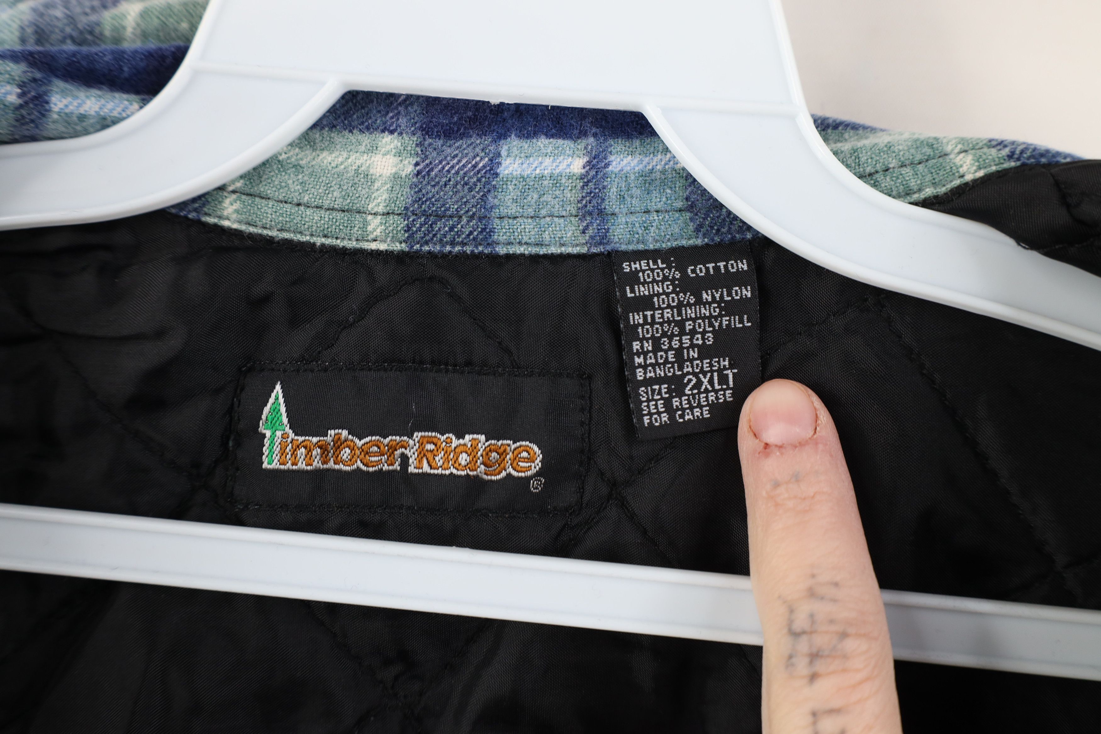 Vintage Vintage 90s Streetwear Flannel Button Shirt Jacket Jac Shirt Size US XXL / EU 58 / 5 - 11 Thumbnail