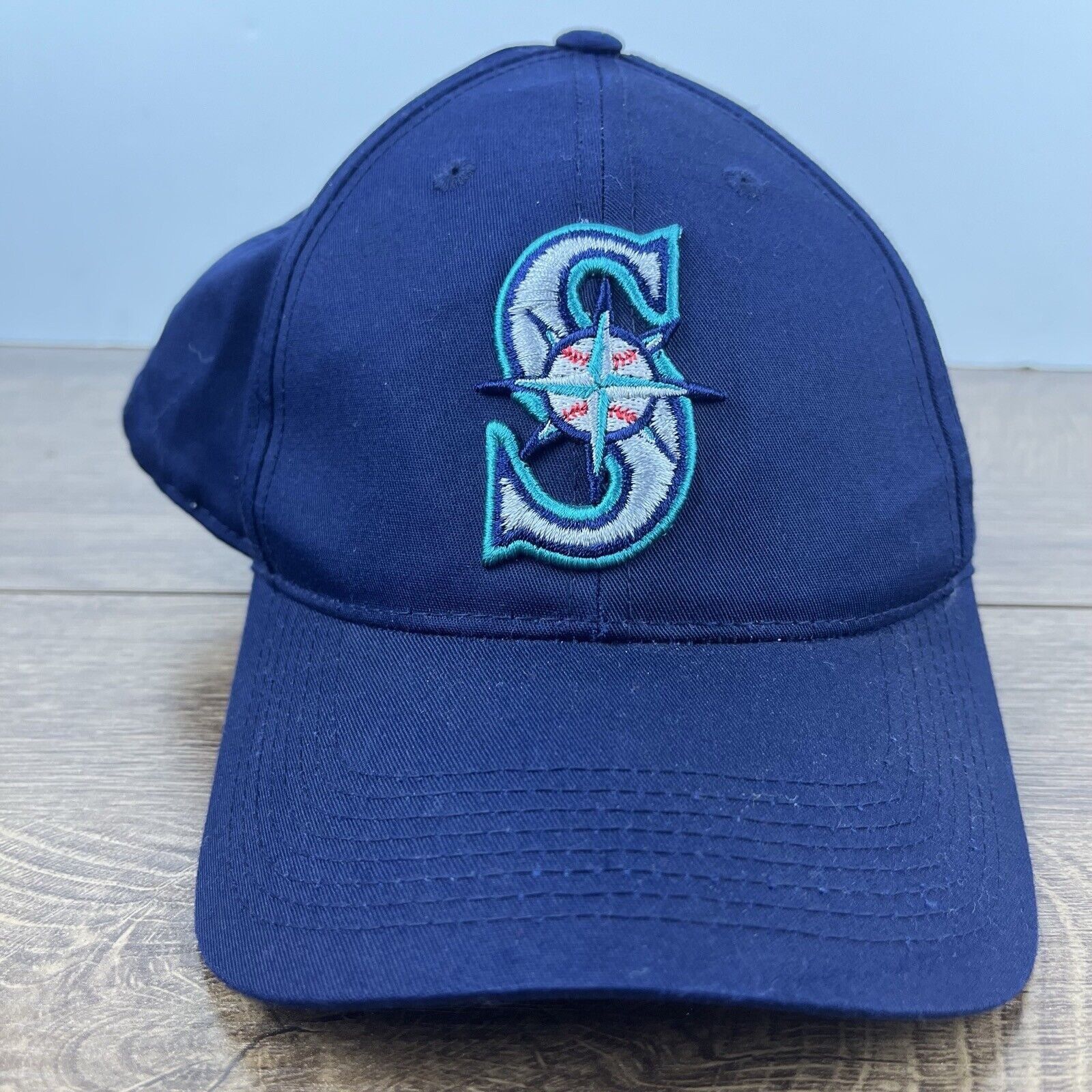 Other Seattle Mariners Snapback Hat Blue Cap Adjustable Blue Adult Size ONE SIZE - 1 Thumbnail