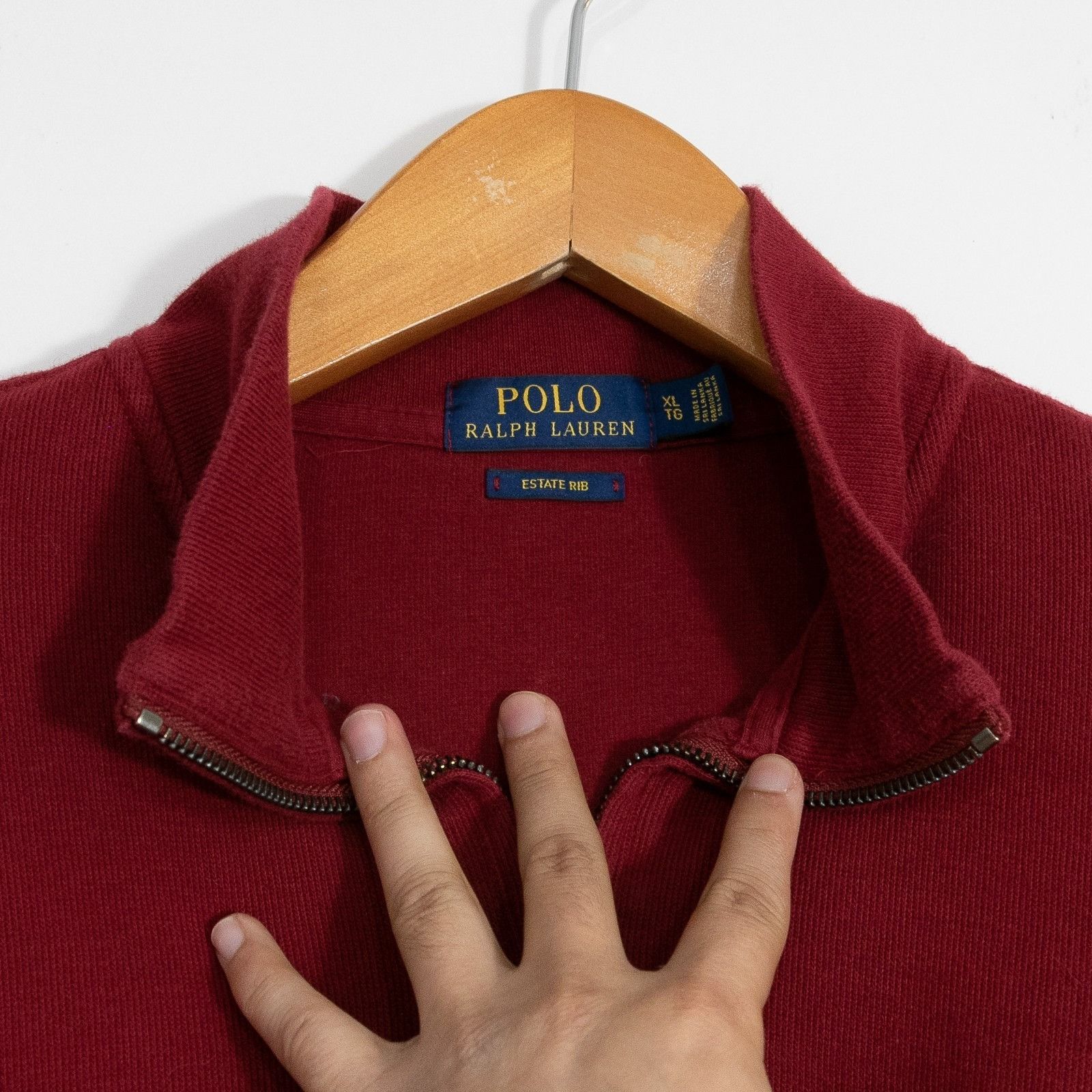 Polo Ralph Lauren Polo Ralph Lauren Estate Rib Quarter Zip Sweater Mens XL Size US XL / EU 56 / 4 - 5 Thumbnail