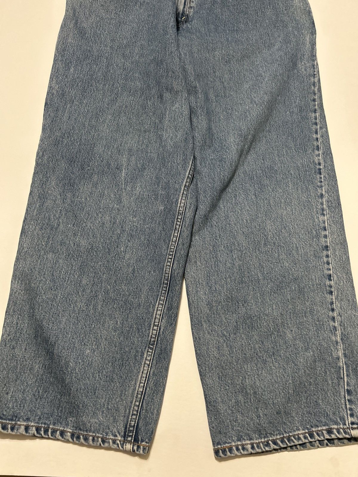 Levi's Vintage Levi’s Dry Goods 595 Light Wash Baggy Denim Jeans Size US 34 / EU 50 - 8 Thumbnail