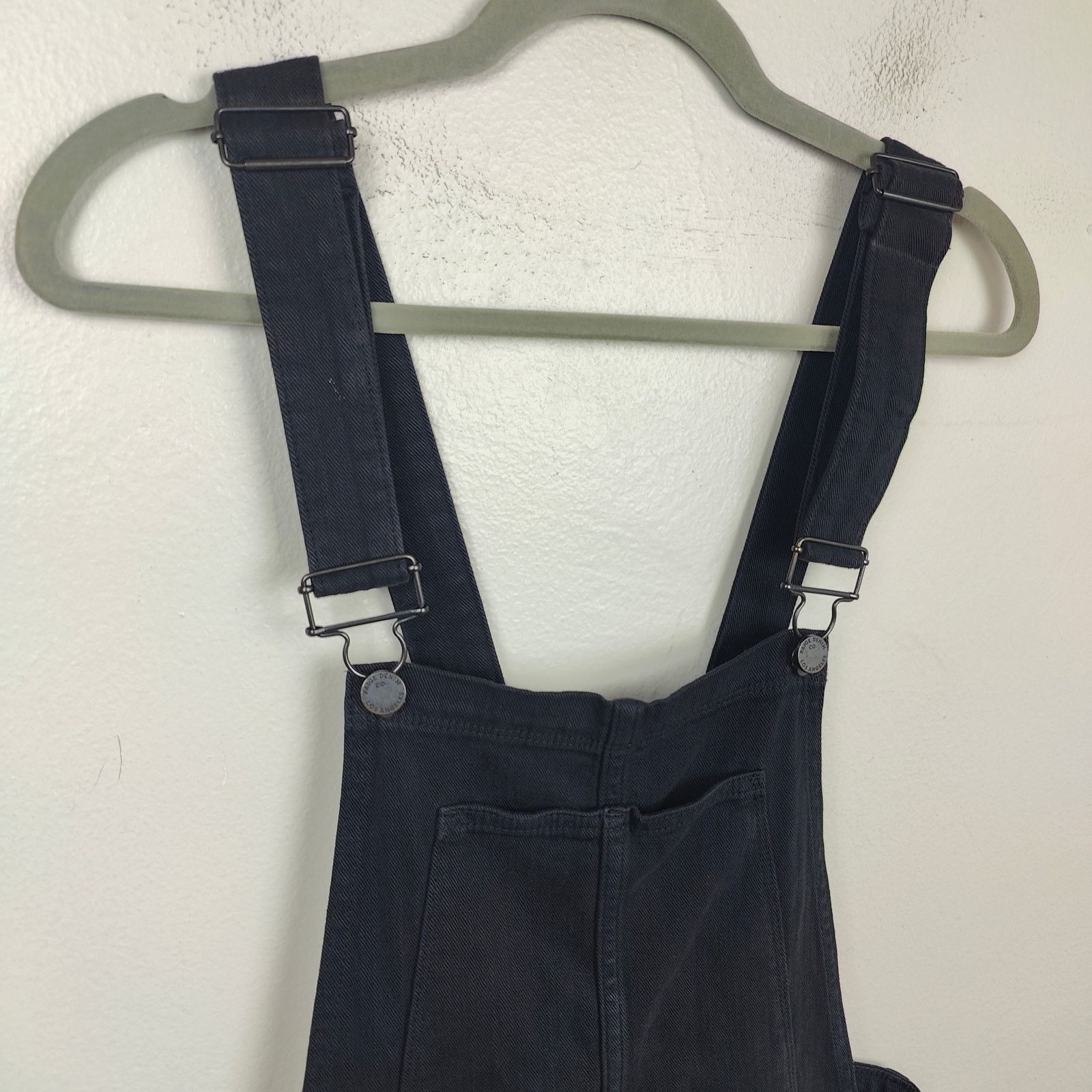 Paige Paige Sierra Overalls Womens 26 Vintage Black Straight Leg Size 26" / US 2 / IT 38 - 2 Thumbnail